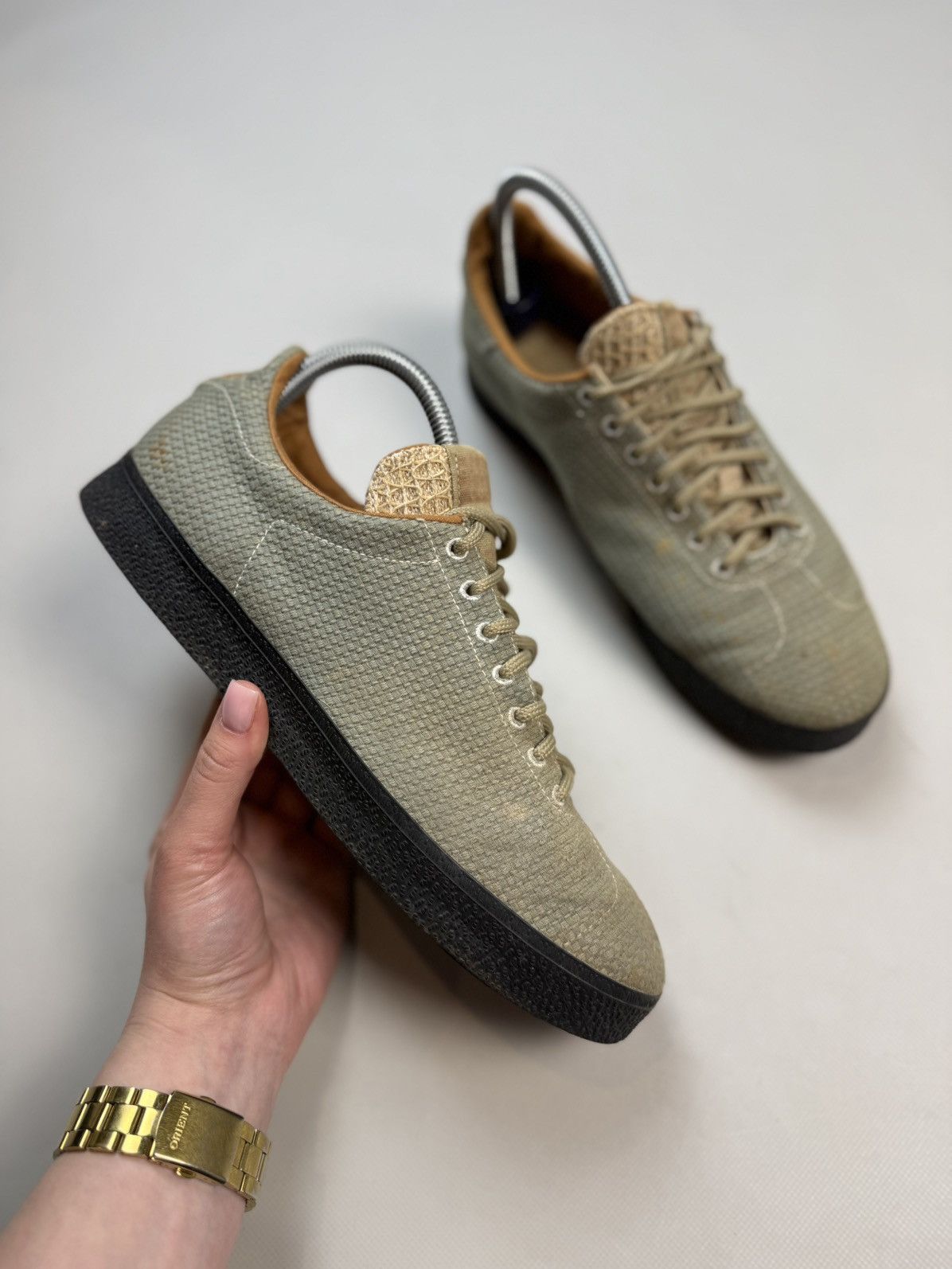 Adidas Adidas Gazelle OP Grun Hemp Low Top Lace Up Sneakers Shoes Size US 9 / EU 42 - 1 Thumbnail