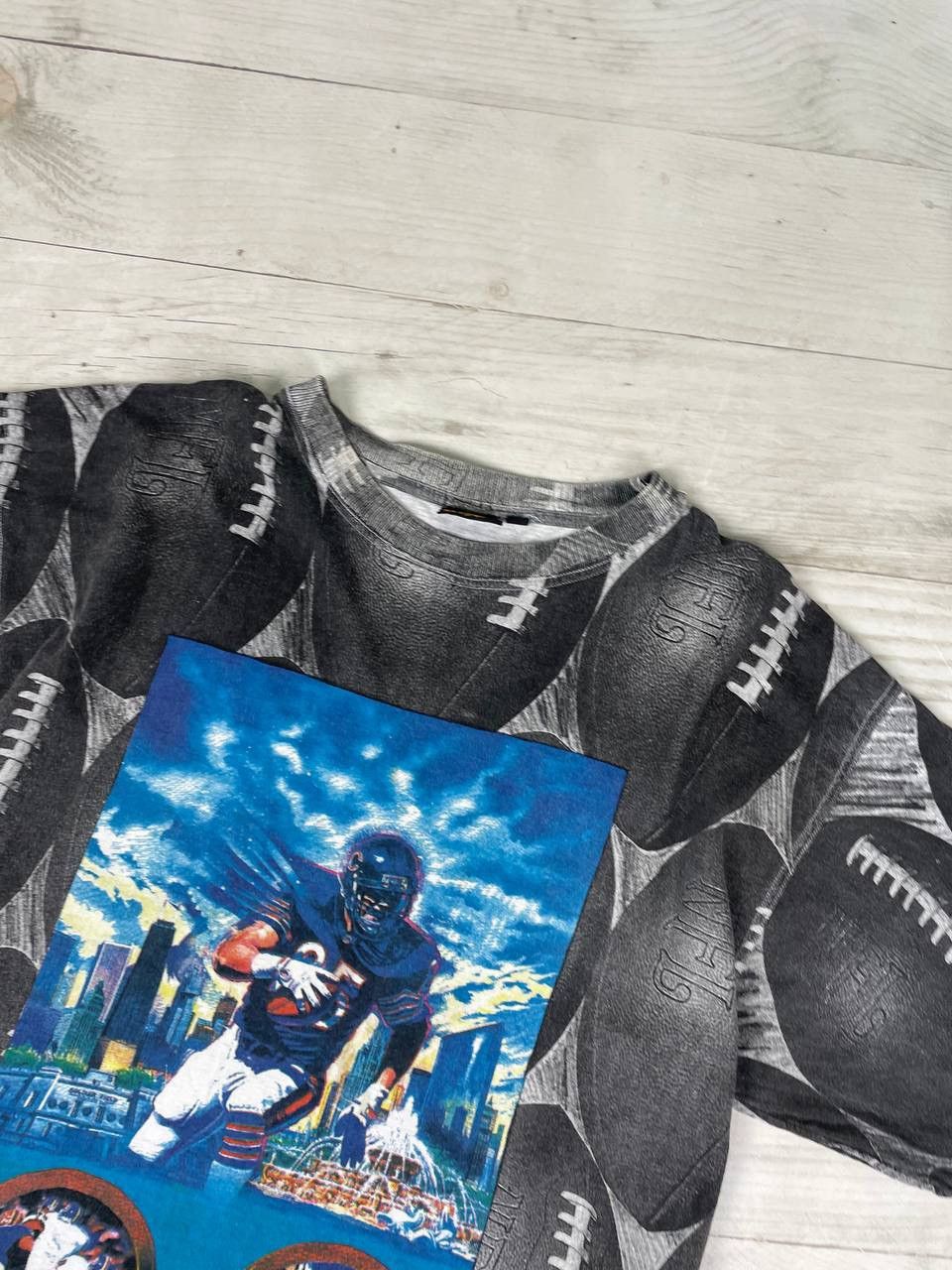 NFL Vintage NFL 90s AOP All Over Print T Shirt USA Size US XL / EU 56 / 4 - 2 Thumbnail