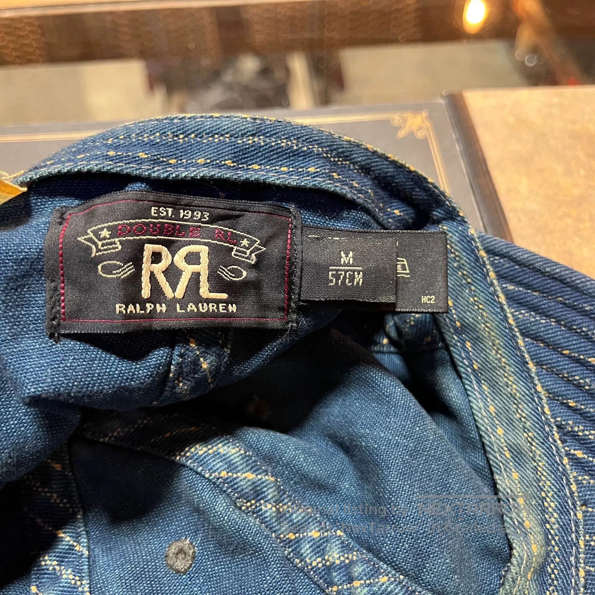 RRL Ralph Lauren rrl wabash denim cap by double rl. Size ONE SIZE - 8 Thumbnail
