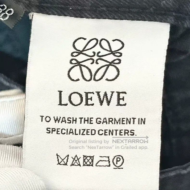 Loewe Loewe Black Stretchable Casual Denim Pants Size 37" - 8 Thumbnail