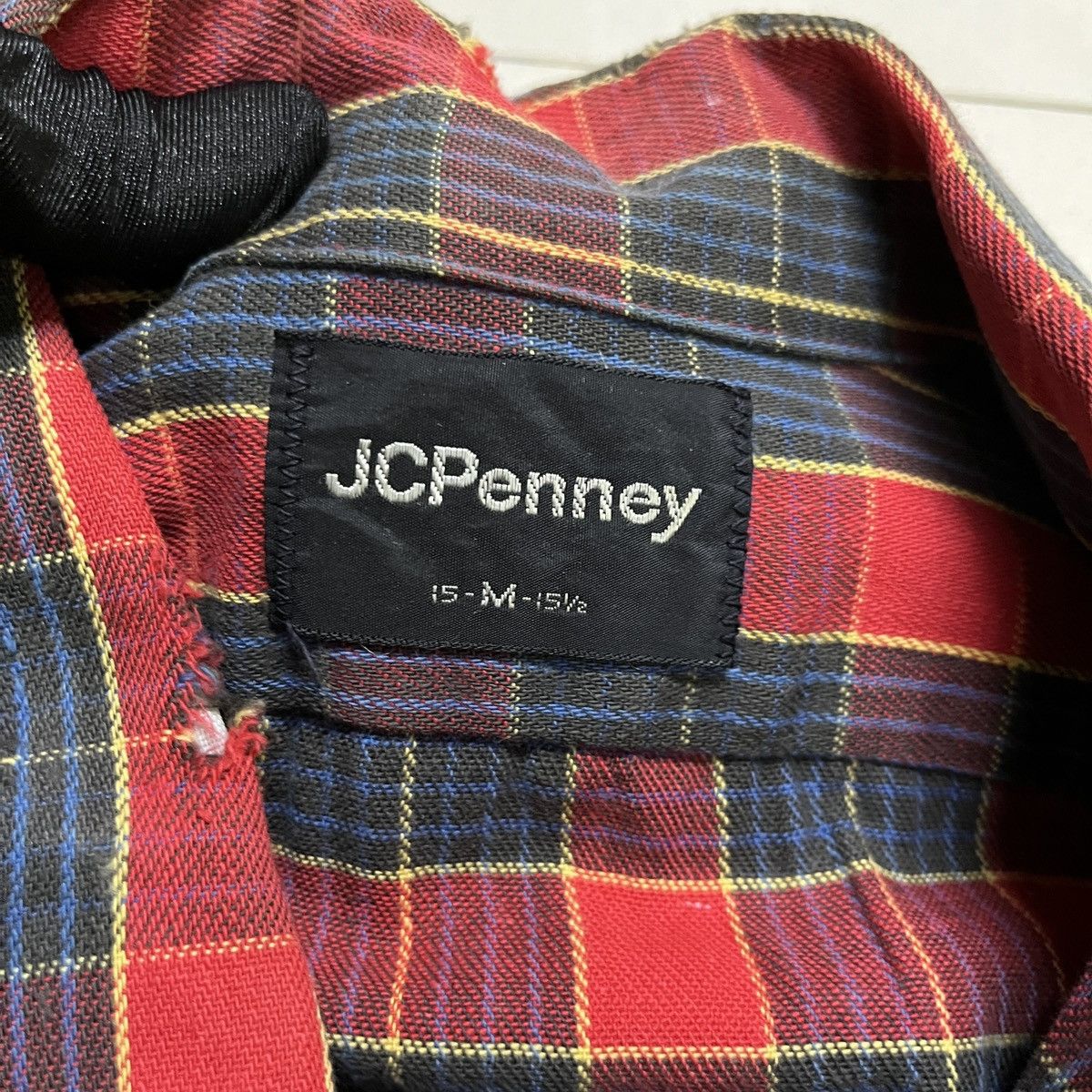 JCPenney Vintage Rare JC Penny Distressed Plaid Shirt Size US M / EU 48-50 / 2 - 5 Thumbnail