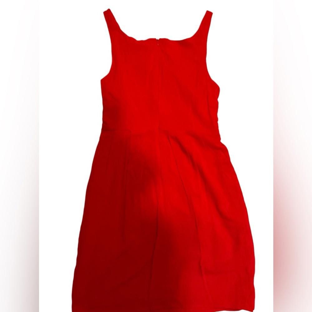 Designer Jack BB Dakota Red Cut Out Chest Red Fit And Flare Dress Size M / US 6-8 / IT 42-44 - 2 Thumbnail