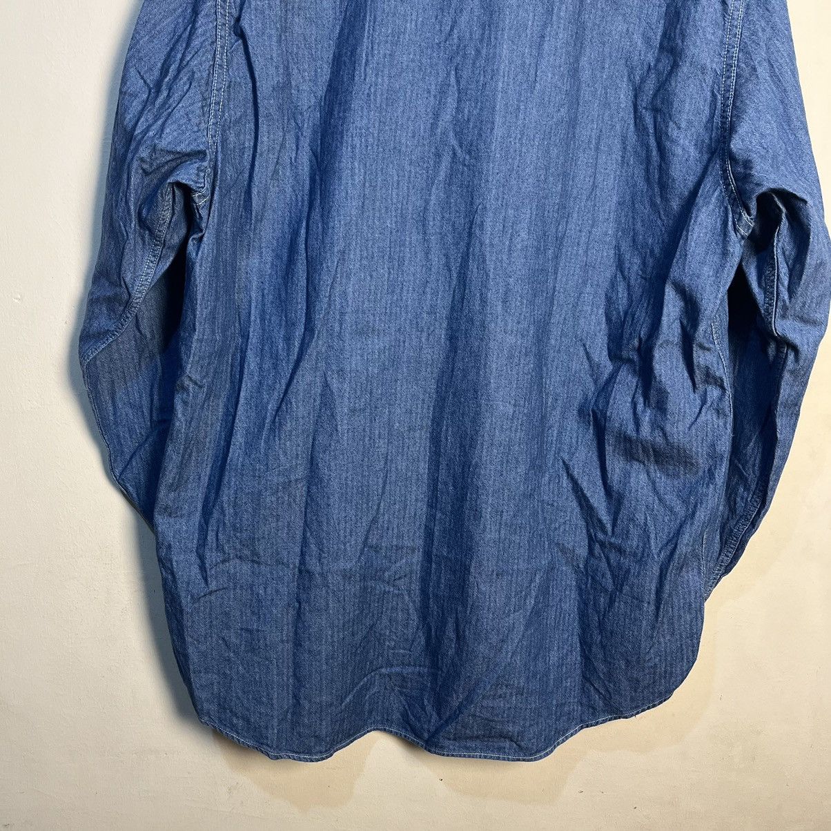 Vintage The Union Special Overalls Co. Engineer Button Up LS Shirt Size US L / EU 52-54 / 3 - 16 Thumbnail