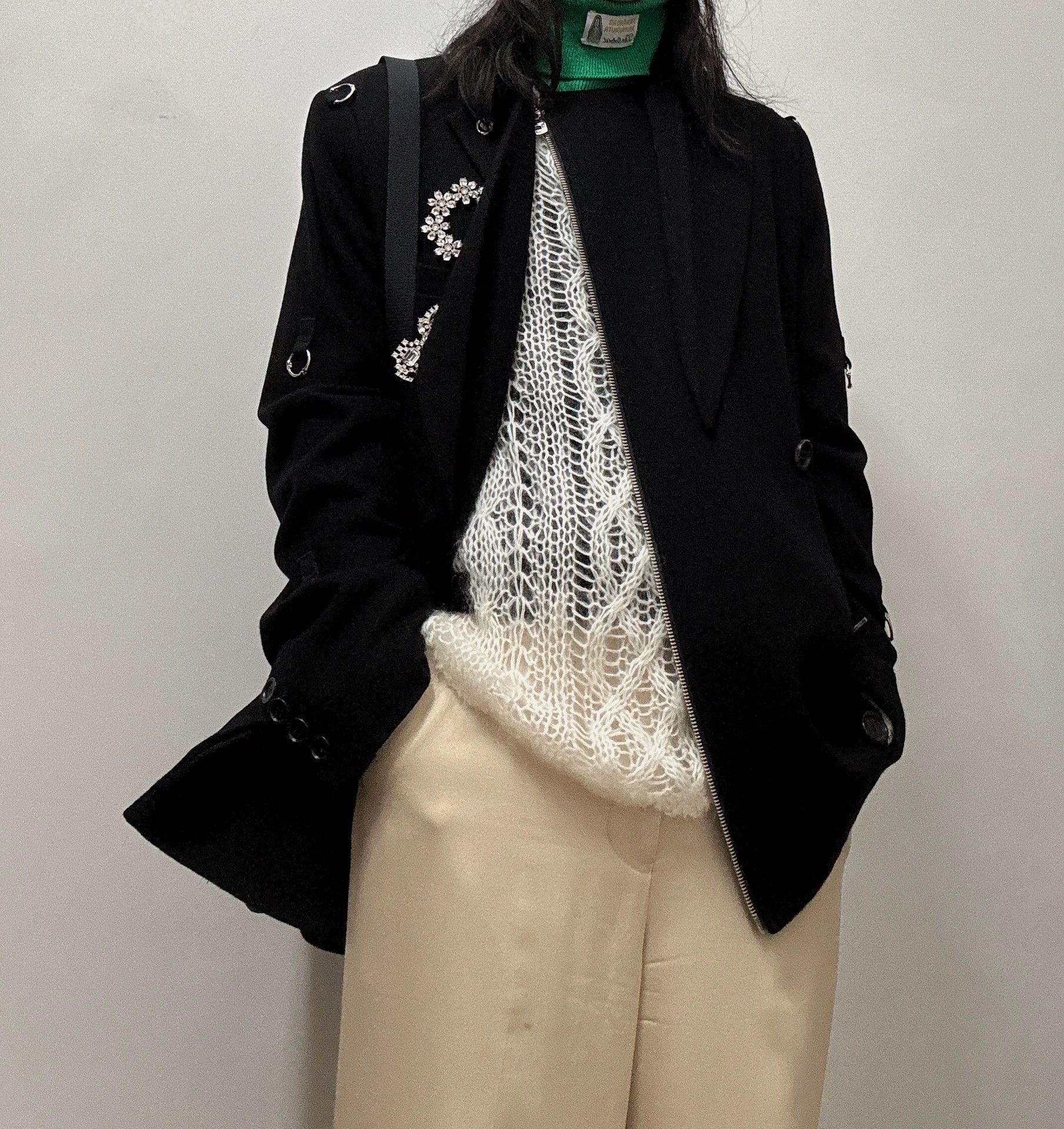 Takahiromiyashita The Soloist. TAKAHIROMIYASHITA THE soloist open knit sweater 44 Size US S / EU 44-46 / 1 - 4 Thumbnail