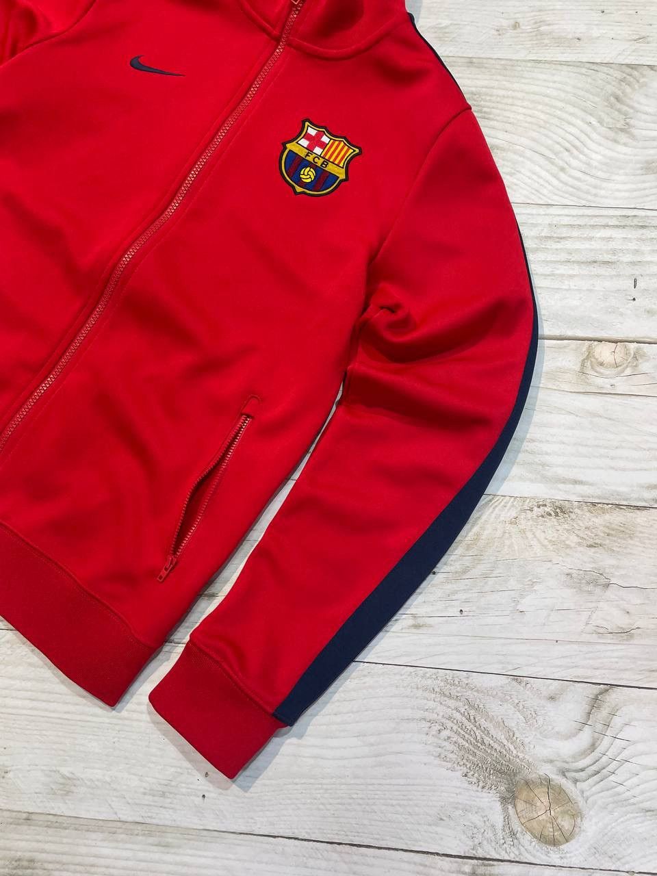 Nike Nike Barcelona 2014 Training Football Track Jacket Soccer Size US S / EU 44-46 / 1 - 6 Thumbnail