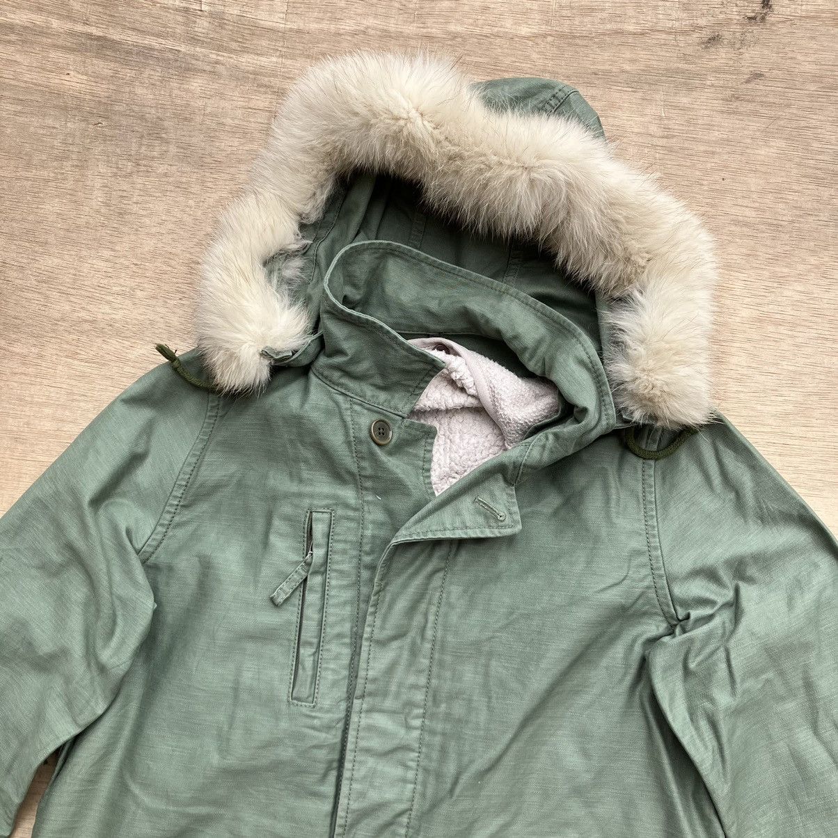 Other SPIOKANDSPAN FISHTAIL OLIVE GREEN JACKET Size M / US 6-8 / IT 42-44 - 2 Thumbnail