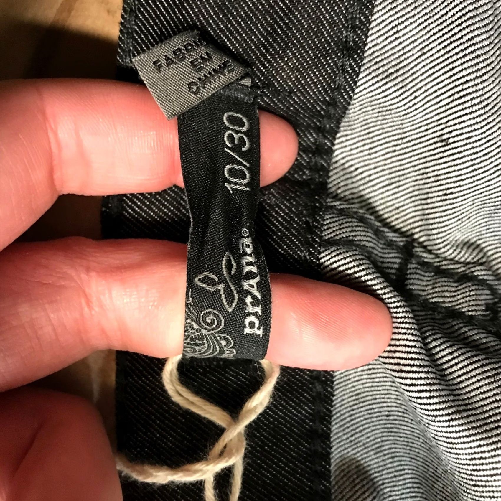 Prana Prana Womens Dark Gray Low Rise Fitted 30in Inseam Organic Cotton Pants 10/30 Slim Chino Casual Workwear Womens Size 32" / US 10 / IT 46 - 7 Thumbnail