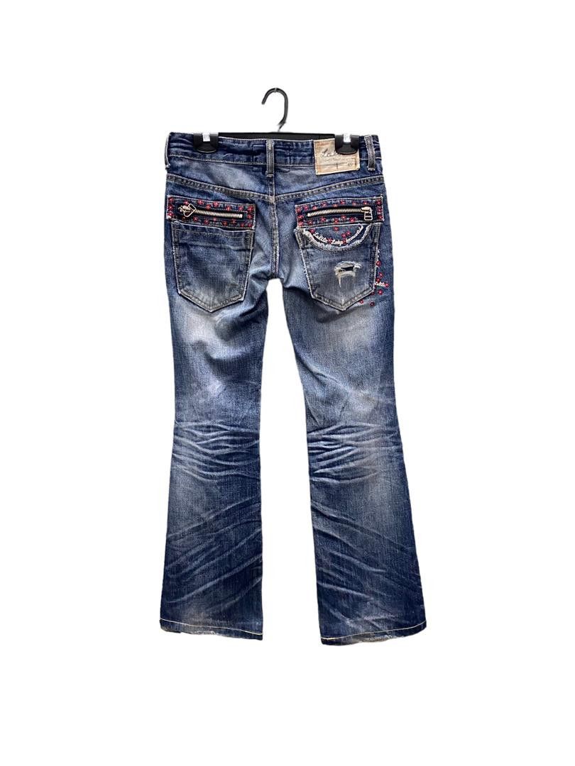 Japanese Brand 💥BEST OFFER 💥VINTAGE LOLITA BY CONCERT CLUB BOOTCUT DENIM Size 30" / US 8 / IT 44 - 2 Thumbnail