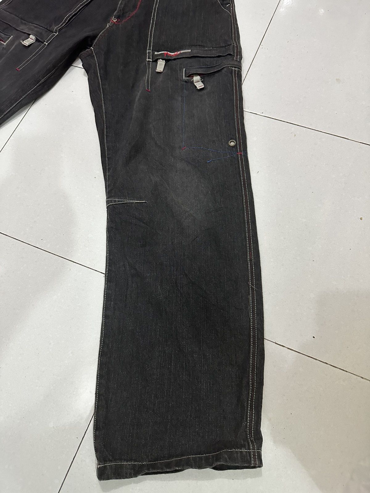 Japanese Brand VTG BOGO Denim Cargo Pants size Size US 30 / EU 46 - 5 Thumbnail