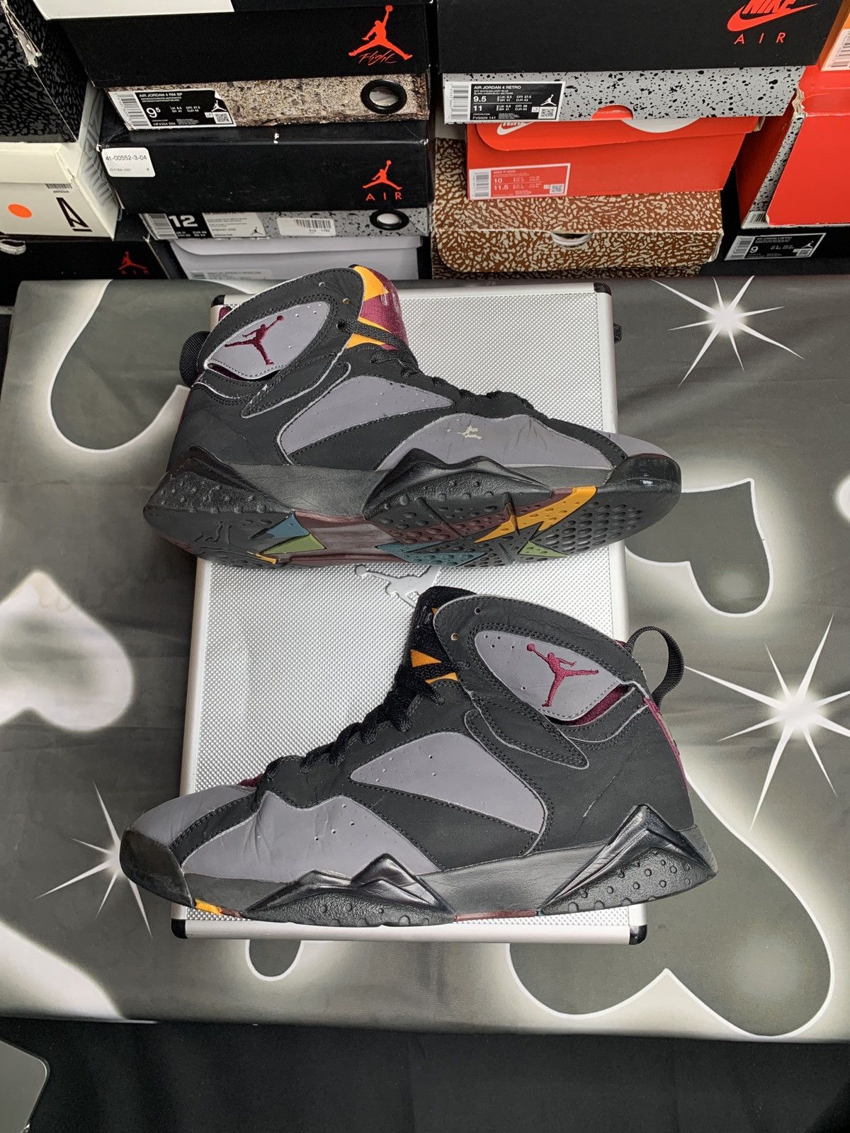 Jordan Brand Air Jordan 7 Retro Bordeaux 2015 Size US 9 / EU 42 - 2 Thumbnail