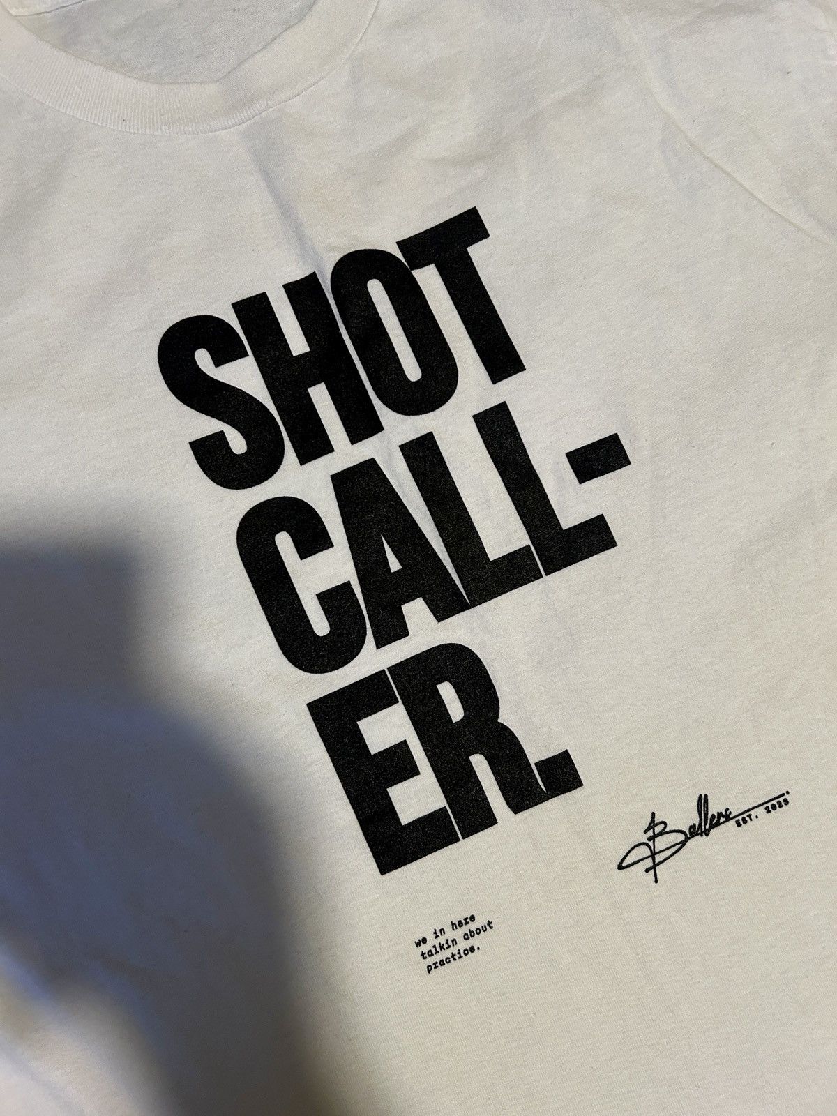 American Apparel SHOT CALL-ER x American Apparel T-Shirt White Size US L / EU 52-54 / 3 - 2 Thumbnail