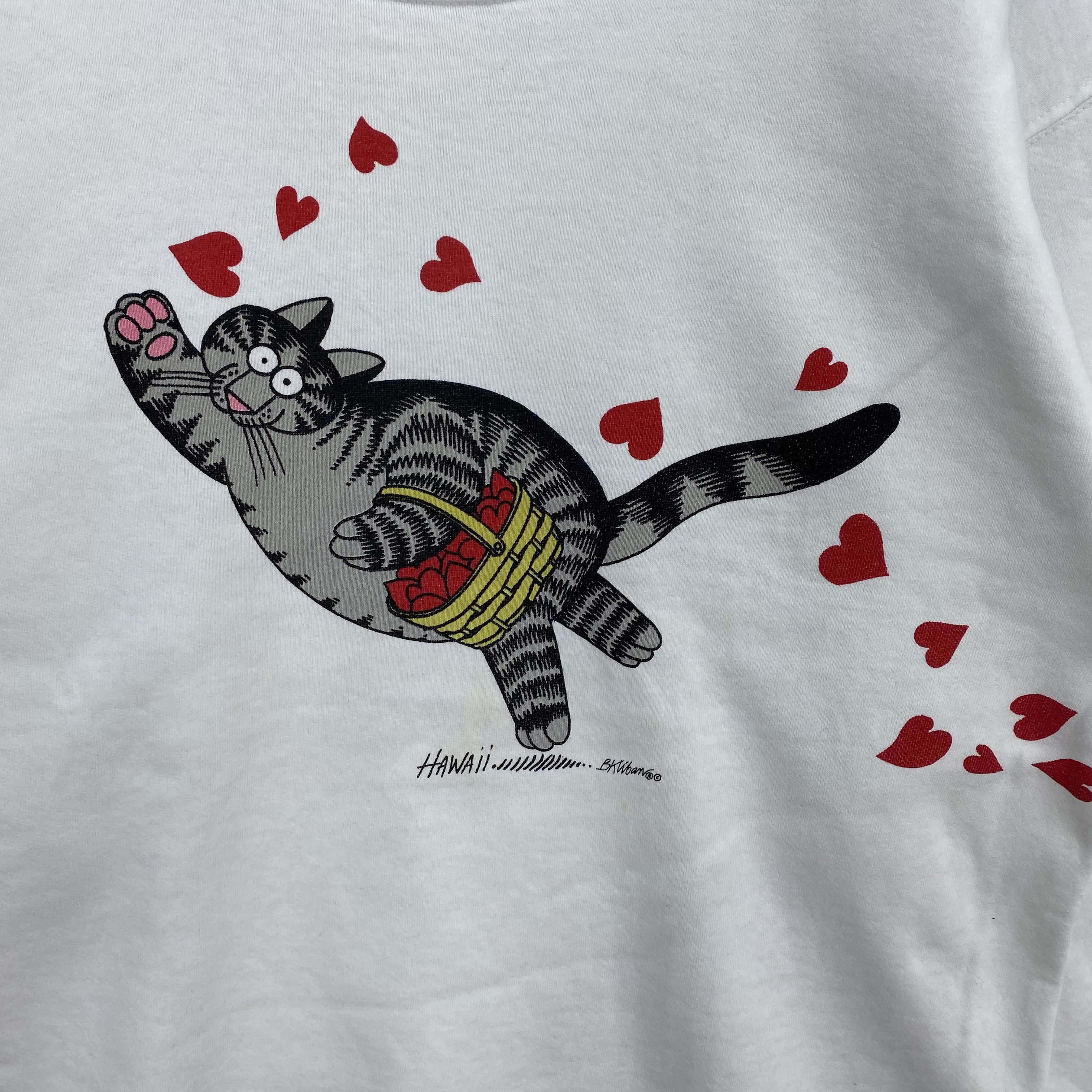 Vintage Vintage 90s Crazy Shirt B Kliban Cat Valentine Sweater Size US M / EU 48-50 / 2 - 4 Thumbnail