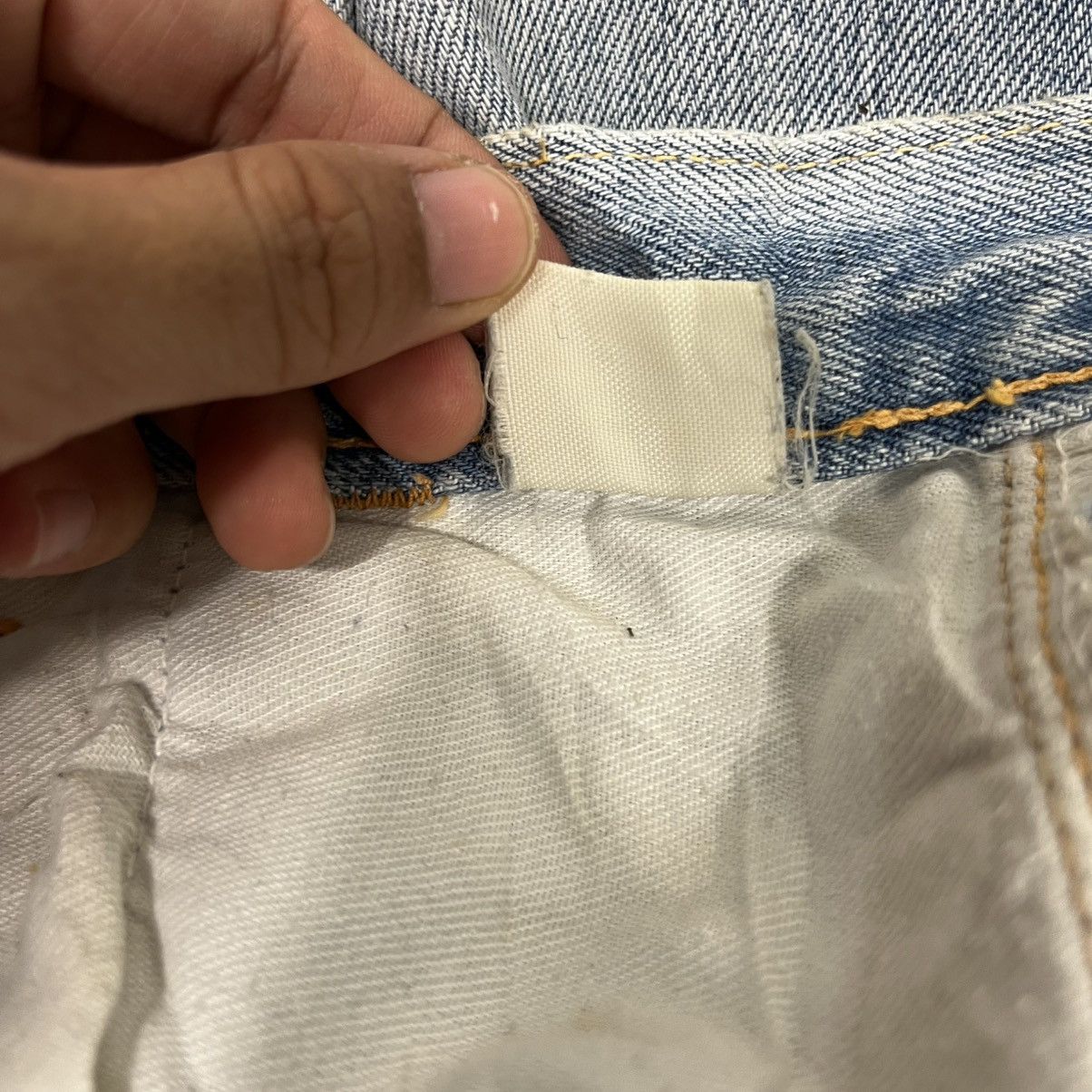 Japanese Brand Vintage Big Born Denim Jeans Size US 28 / EU 44 - 21 Thumbnail