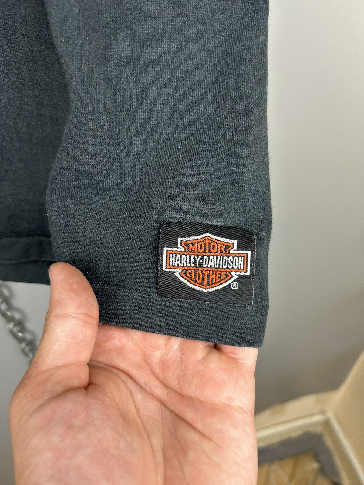 Harley Davidson × Vintage Vintage 1989 Harley Davidson Holoubek T shirt Made in Usa Size US L / EU 52-54 / 3 - 10 Thumbnail