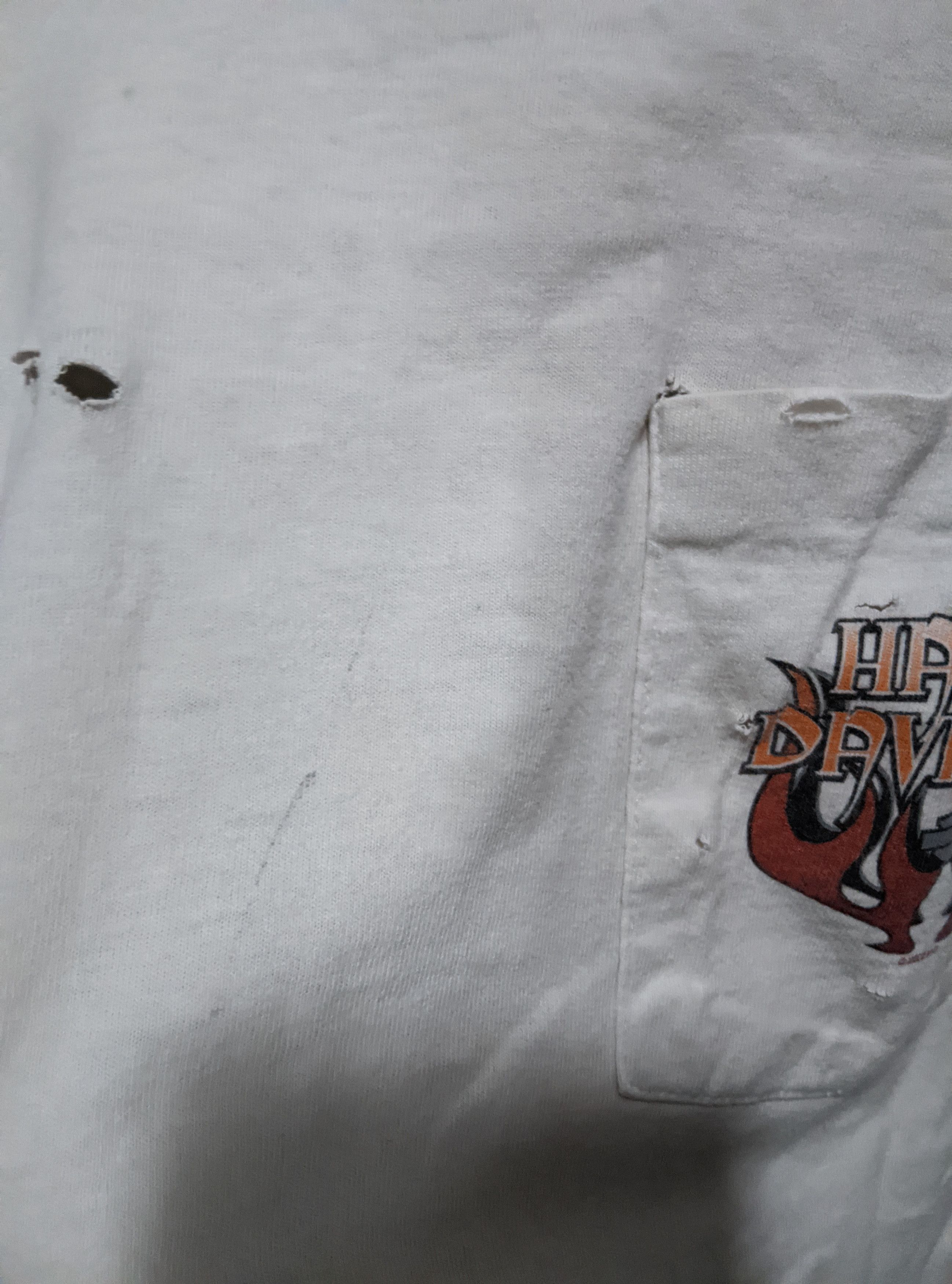 Harley Davidson Vintage thrashed Harley Davidson flames distressed WCC ERD Size US L / EU 52-54 / 3 - 10 Thumbnail