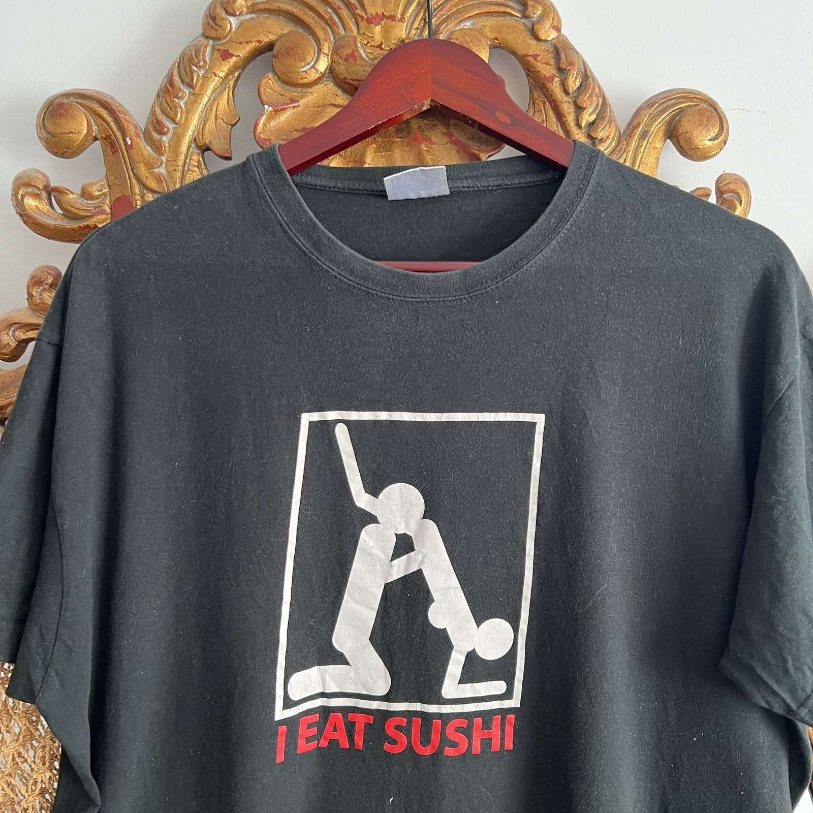 Other I Eat Sushi Tee Sex Parody Funny Vulgar Size US XXL / EU 58 / 5 - 2 Thumbnail