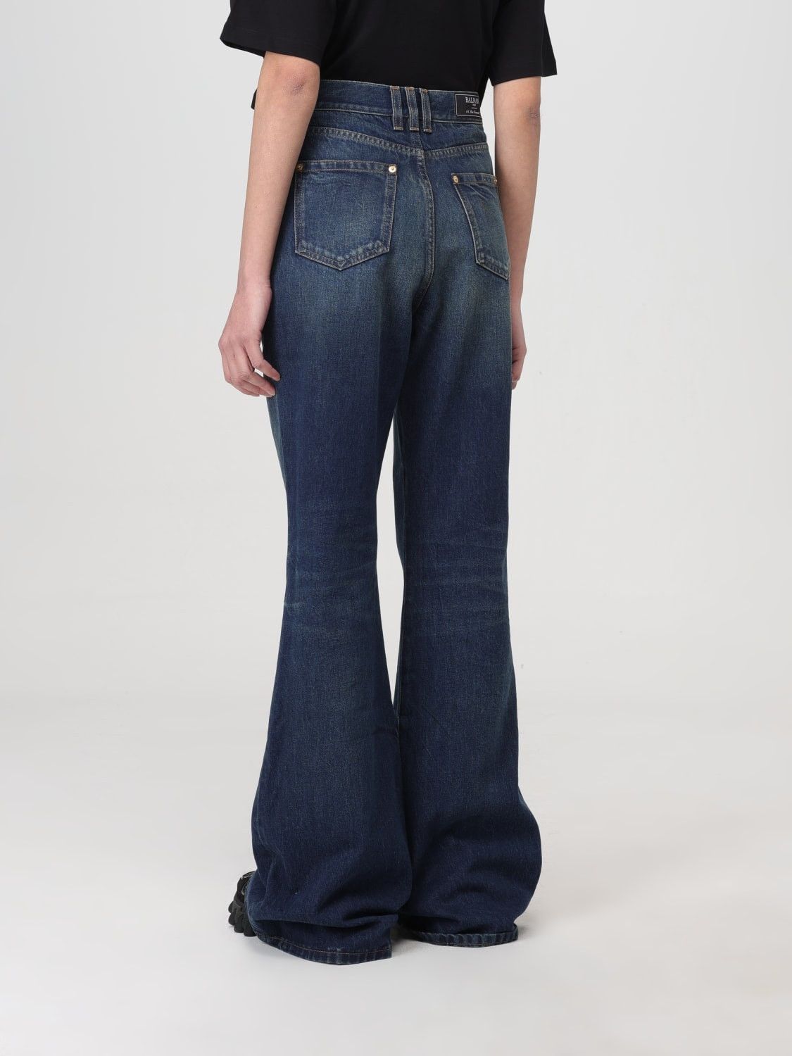 Balmain o1y0625 Denim Pant in Blue Size 27" / US 4 / IT 40 - 4 Thumbnail