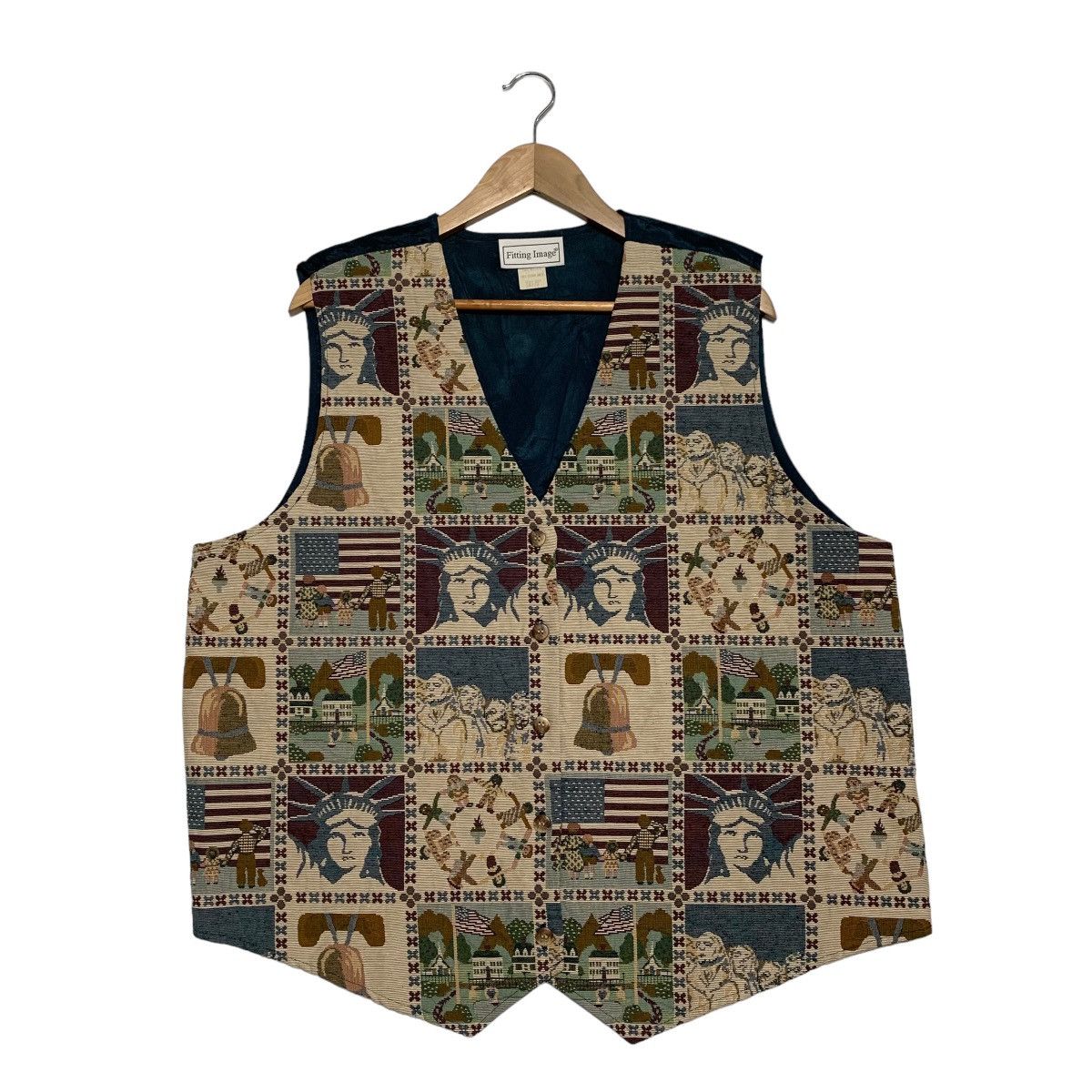 If Six Was Nine Vintage Fitting Image Fullprint Vest Size US XL / EU 56 / 4 - 1 Thumbnail