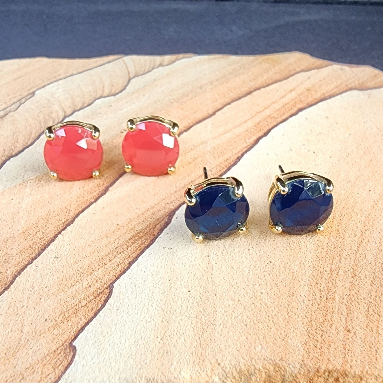 Kate Spade Kate Spade New York Gold-Tone Gumdrop Stud Earring Set Size ONE SIZE - 8 Thumbnail