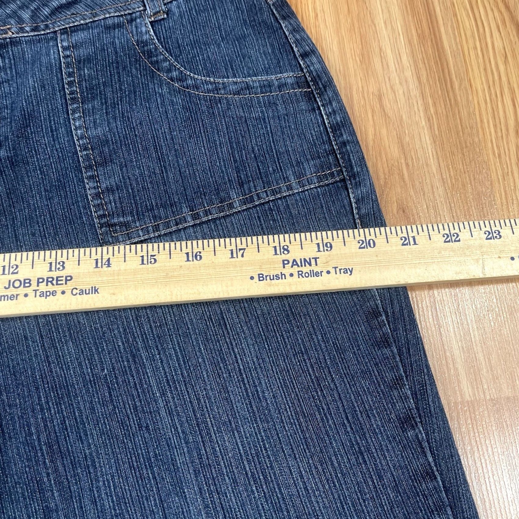 Bill Blass Bill Blass Jeans Womens 8 Bootcut High Rise Blue Denim Pants CottonBlend Size 30" / US 8 / IT 44 - 6 Thumbnail