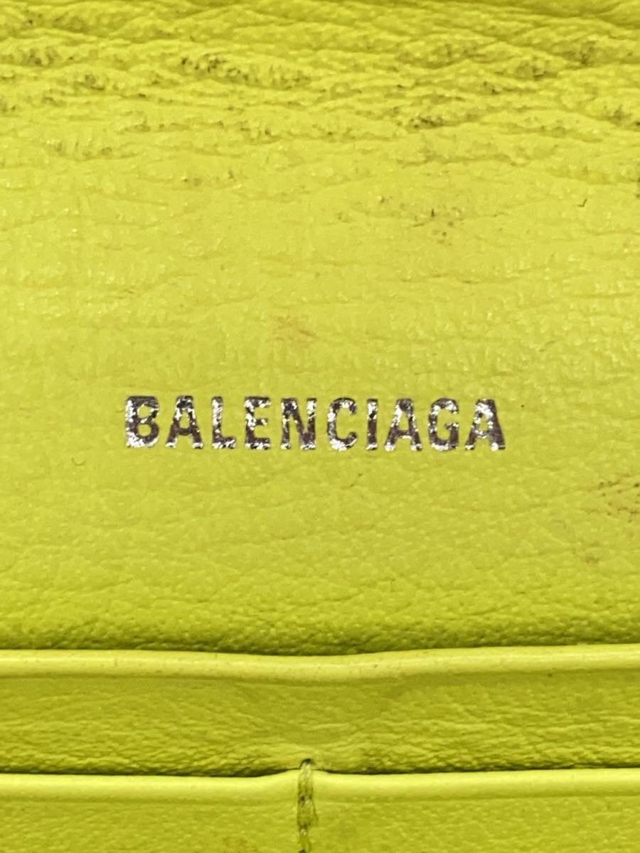 Balenciaga Balenciaga Leather Long Wallet Yellow Size ONE SIZE - 3 Thumbnail