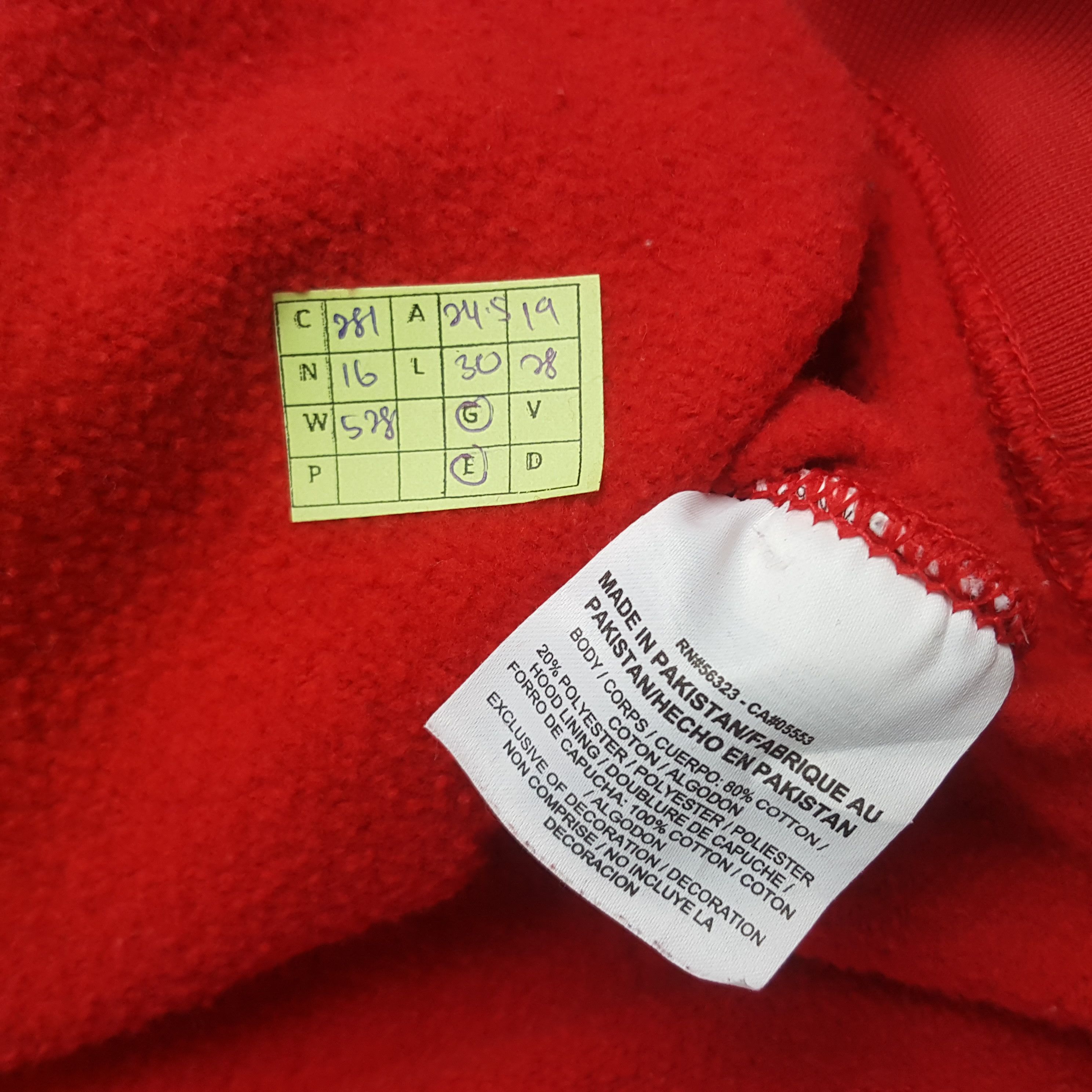 Nike × Vintage Vintage Nike Swoosh Small Design Sportwear Hoodies Size US L / EU 52-54 / 3 - 7 Thumbnail
