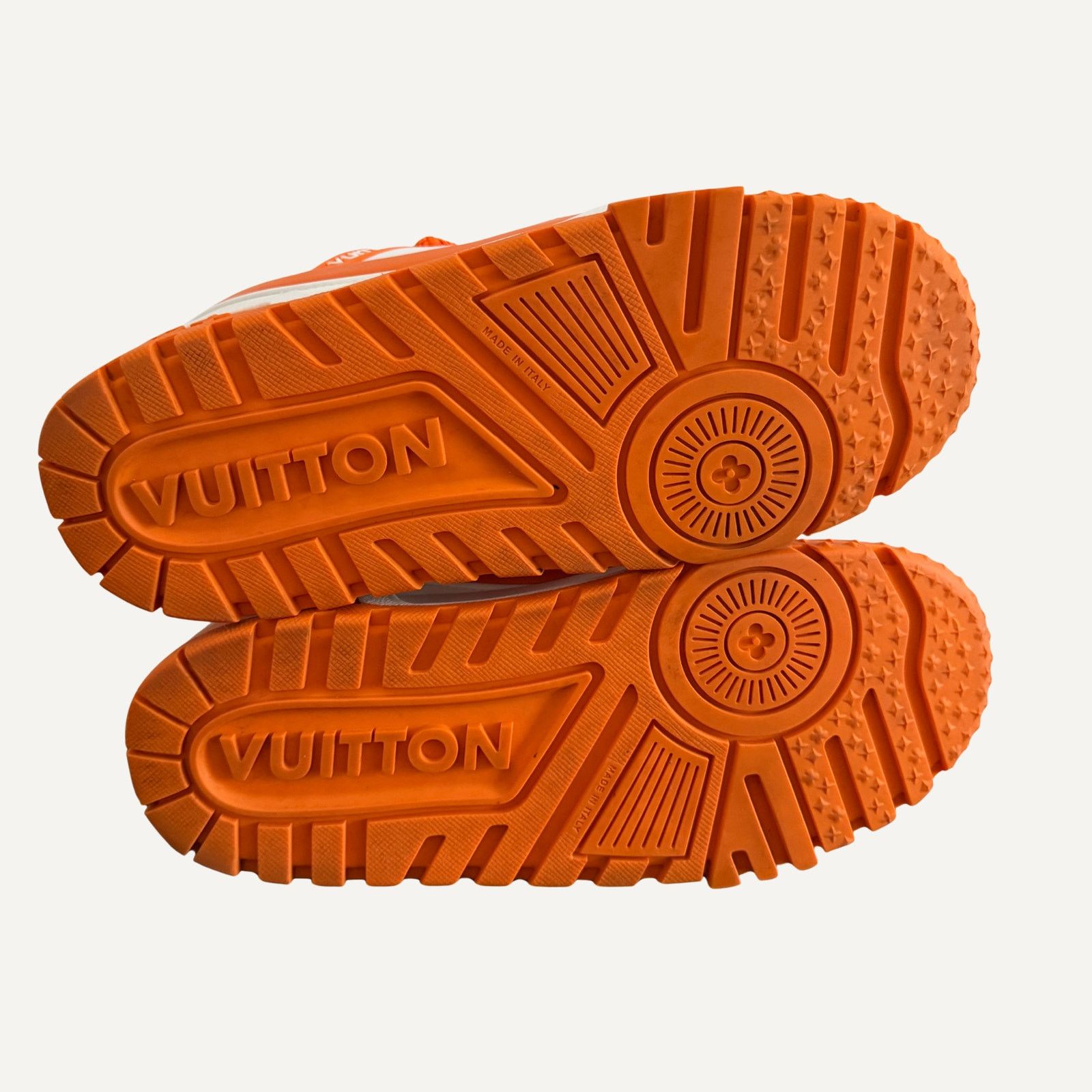 Louis Vuitton Size 10US - Louis Vuitton Men's Leather Maxi Trainer Orange Size US 10 / EU 43 - 6 Thumbnail