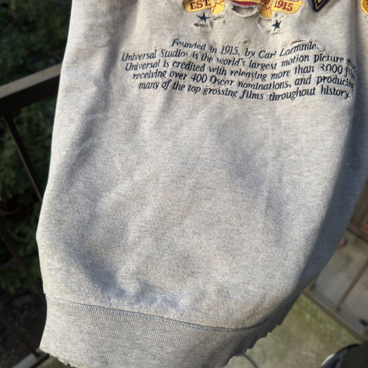 Vintage Universal Studios Hollywood Thrashed Sweatshirt ERD Grunge Size US XL / EU 56 / 4 - 13 Thumbnail