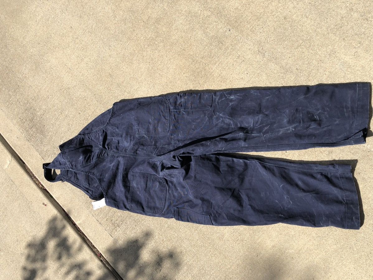 Carhartt × Vintage Carhartt Double Knee Bib Overalls fire fr - Size 36x30 Size US 36 / EU 52 - 6 Thumbnail