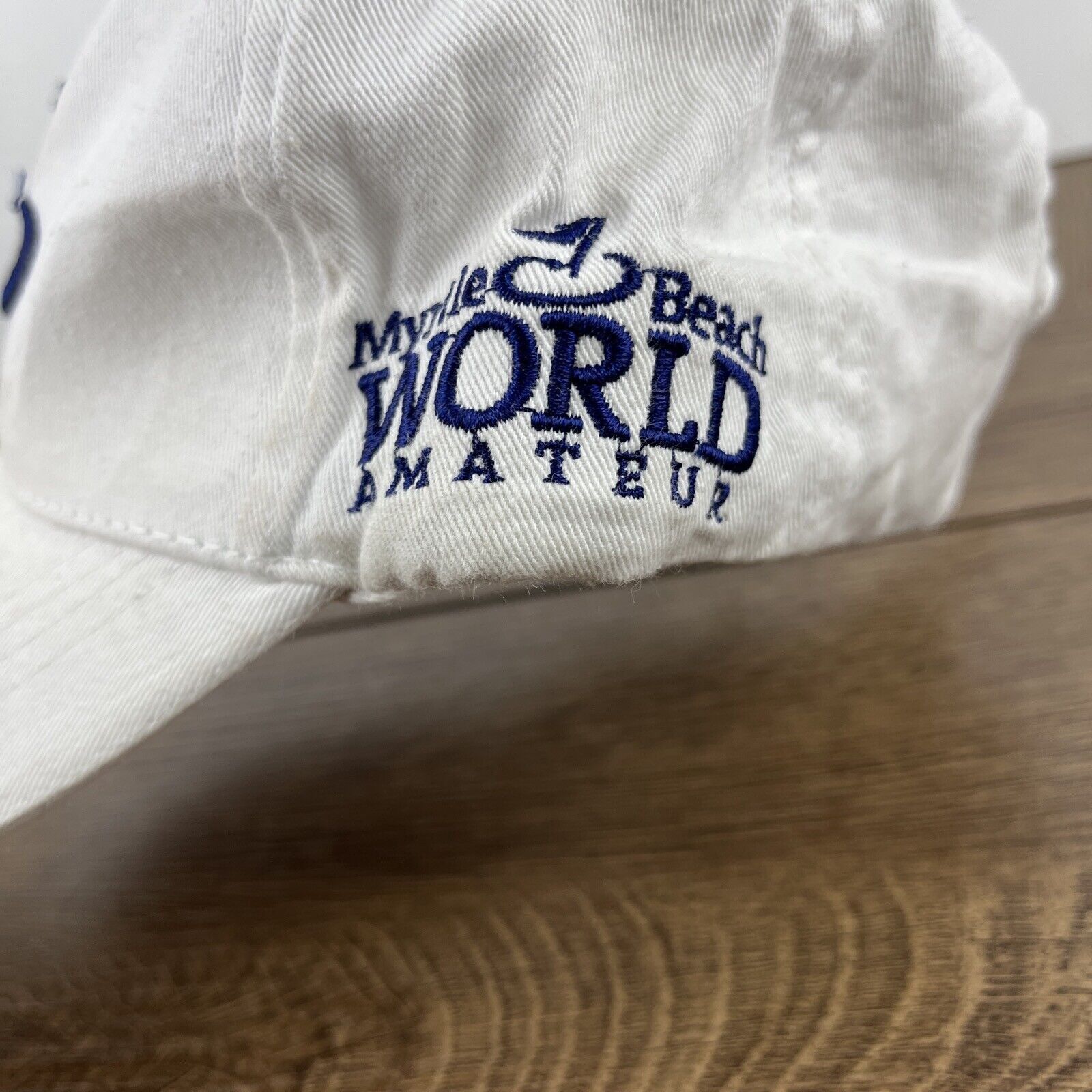Other Myrtle Beach World Amateur Golf Hat White Hat Adjustable Whi Size ONE SIZE - 9 Thumbnail