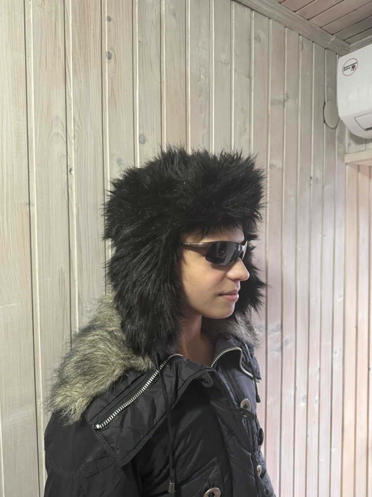 Vintage Y2K Fur Ushanka Vintage Fuzzy Trapper Hat Size ONE SIZE - 1 Thumbnail