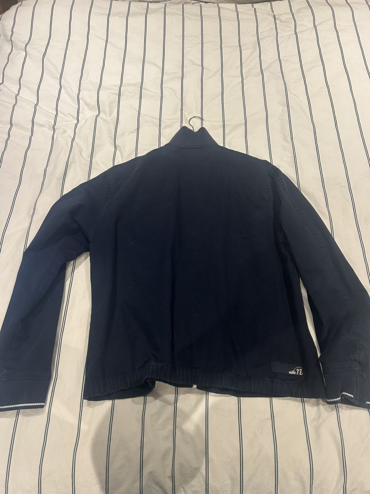 Nike VINTAGE nike navy full zip high collar Size US M / EU 48-50 / 2 - 3 Thumbnail