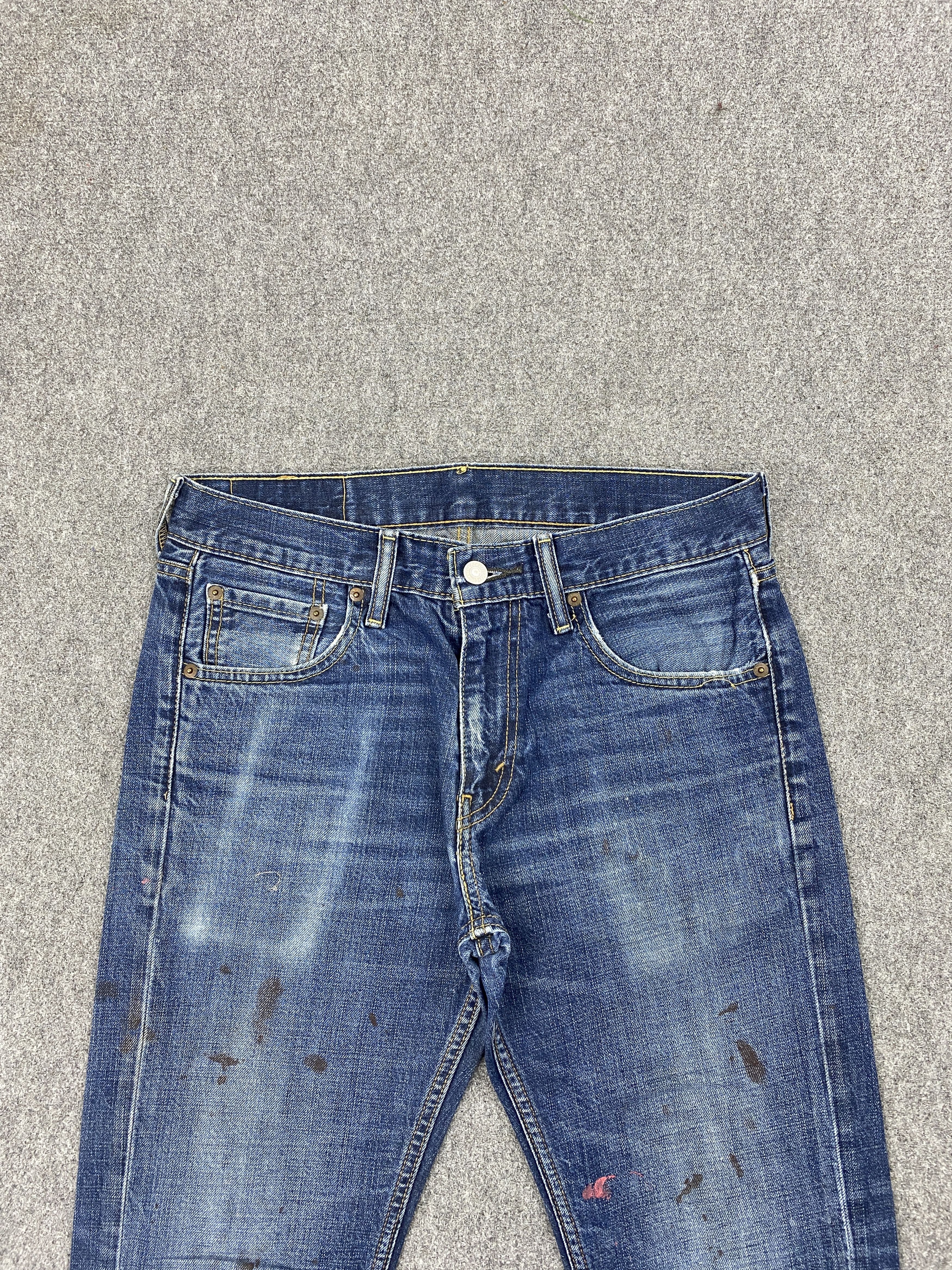 Levi's × Vintage Splatter Paint Vintage Levi's 527 Bootcut Jeans Size US 30 / EU 46 - 2 Thumbnail