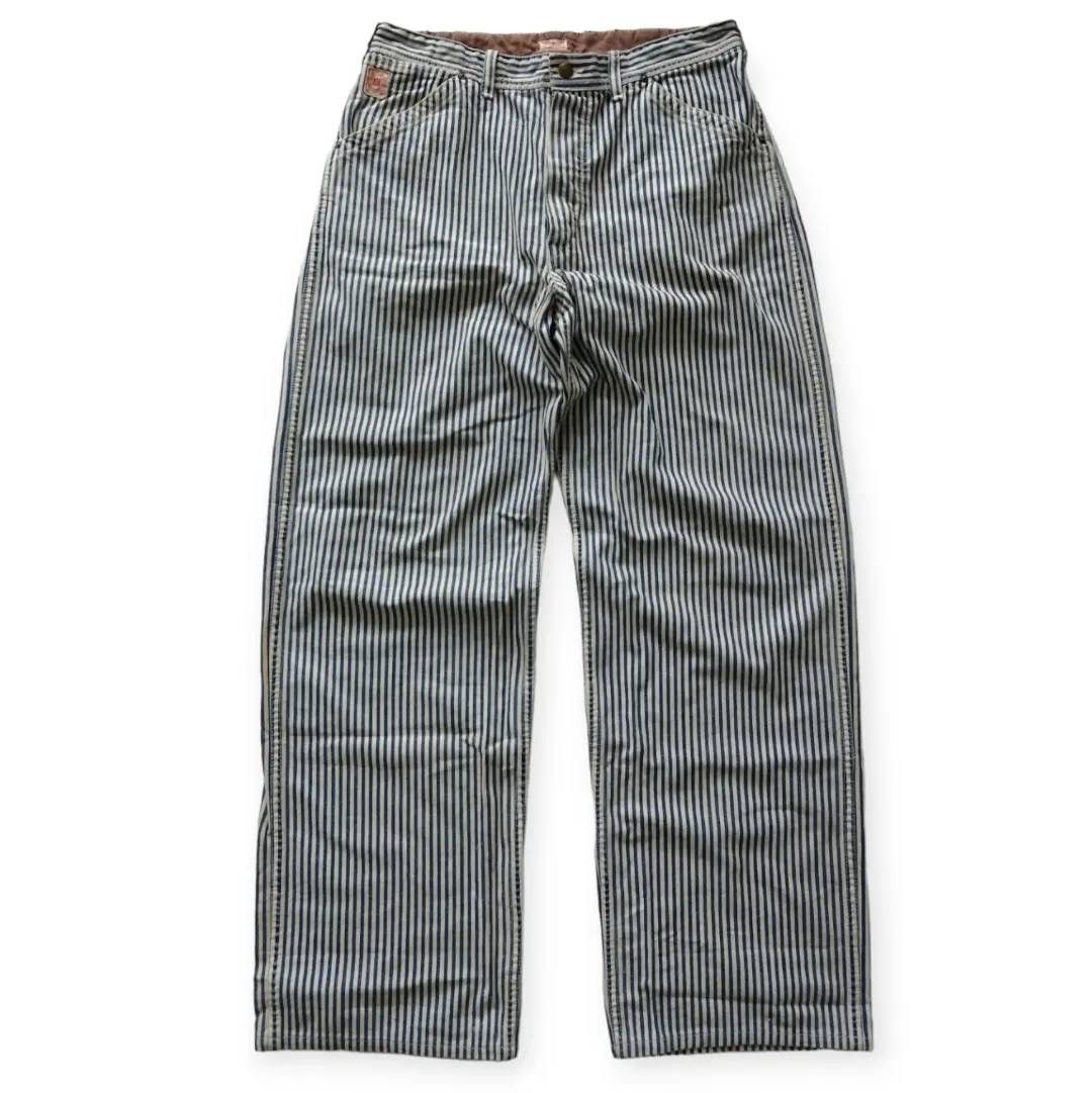 Edwin × Vintage Rare Vintage Hickory WorkWear High Waist EDWIN ONE O ...
