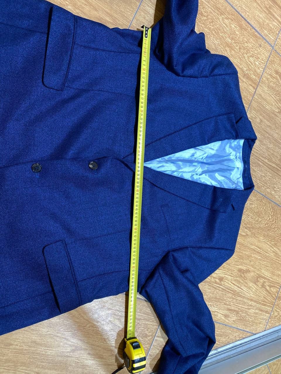 Loro Piana Tom Rusborg Ing Loro Piana Men’s Navy Blue Blazer Jacke Size 52S - 10 Thumbnail