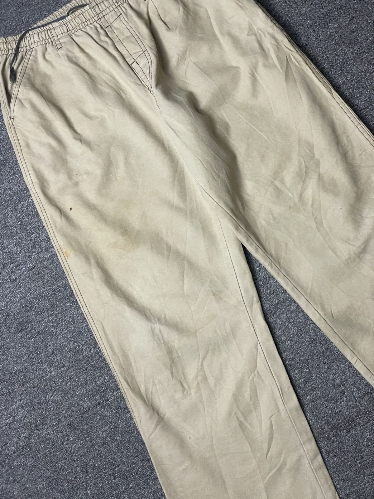 Japanese Brand × Quiksilver × Vintage Quiksilver Brand Elastic Waist Linen Pants (111) Size US 30 / EU 46 - 3 Thumbnail