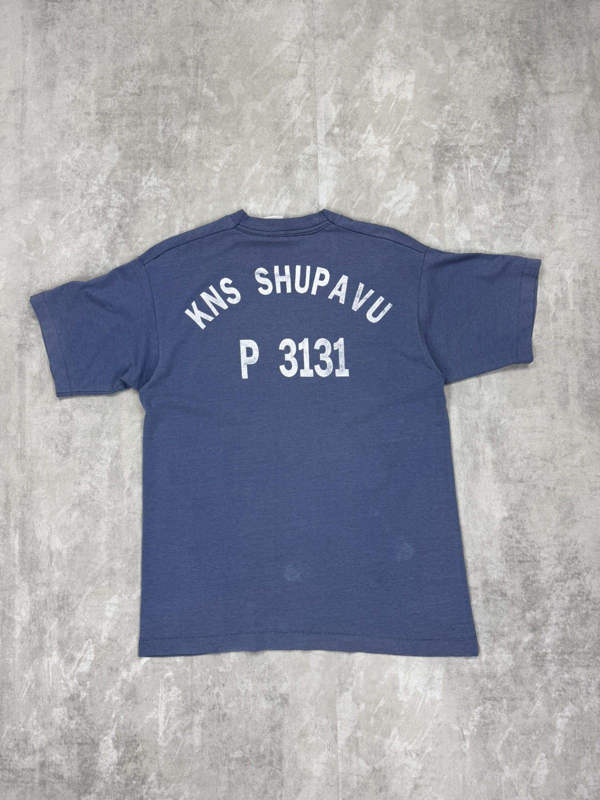 Fruit Of The Loom Fruit Of The Loom tee Vintage Kenyan Navy KNS SHUPAVU P 3131 Size US M / EU 48-50 / 2 - 2 Thumbnail