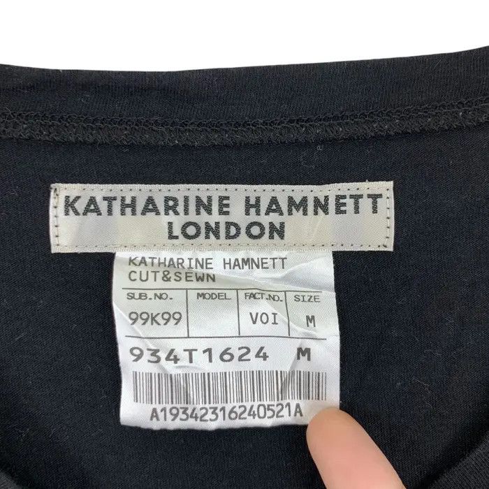 Katharine Hamnett London Vintage KATHARINE HAMNETT LONDON Cut & Sew Tee Shirt Size M / US 6-8 / IT 42-44 - 5 Thumbnail