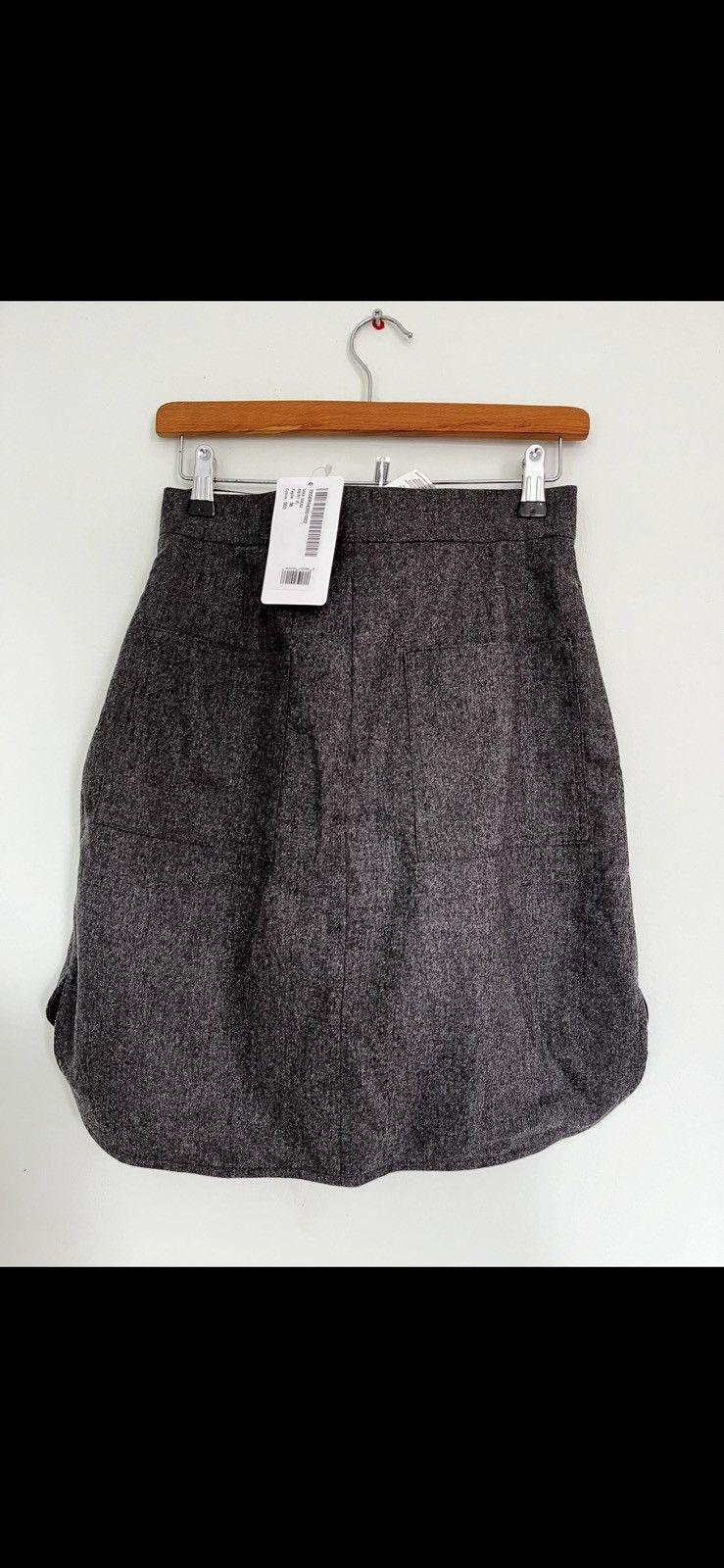 Max Mara Max Mara Wool Tailored Mini Skirt Grey IT 38 S New With Tags Size 26" / US 2 / IT 38 - 3 Thumbnail