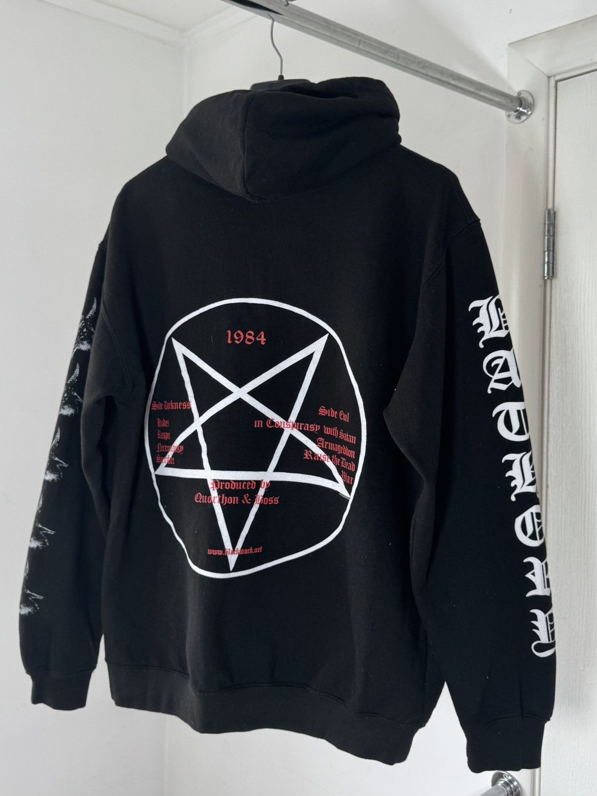 Band Tees Vintage BATHORY Extreme Metal Band Hoodie Size US M / EU 48-50 / 2 - 6 Thumbnail