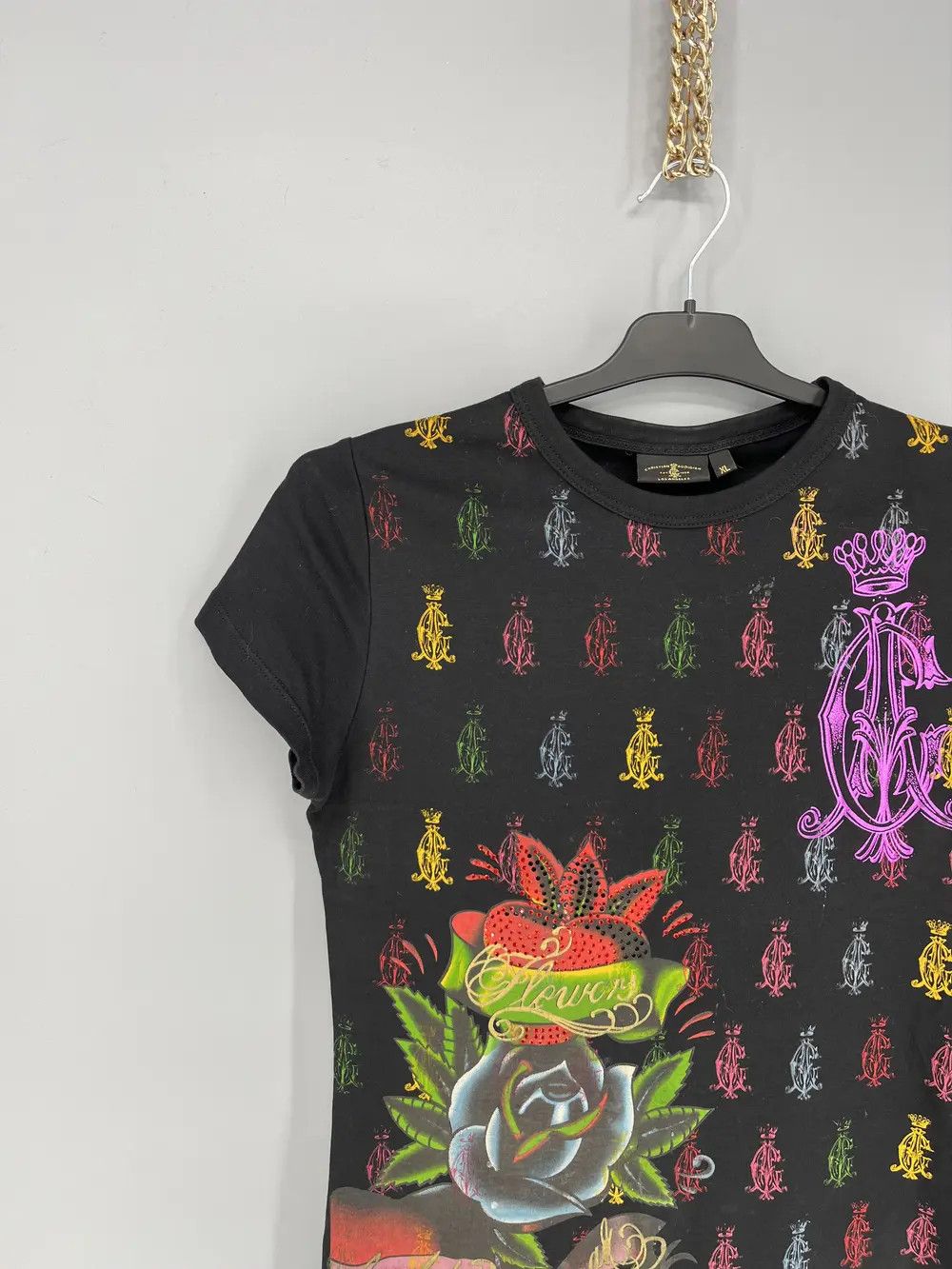Affliction Ed Hardy Christian Audigier Affliction Made in USA Tshirt Size XL / US 12-14 / IT 48-50 - 4 Thumbnail