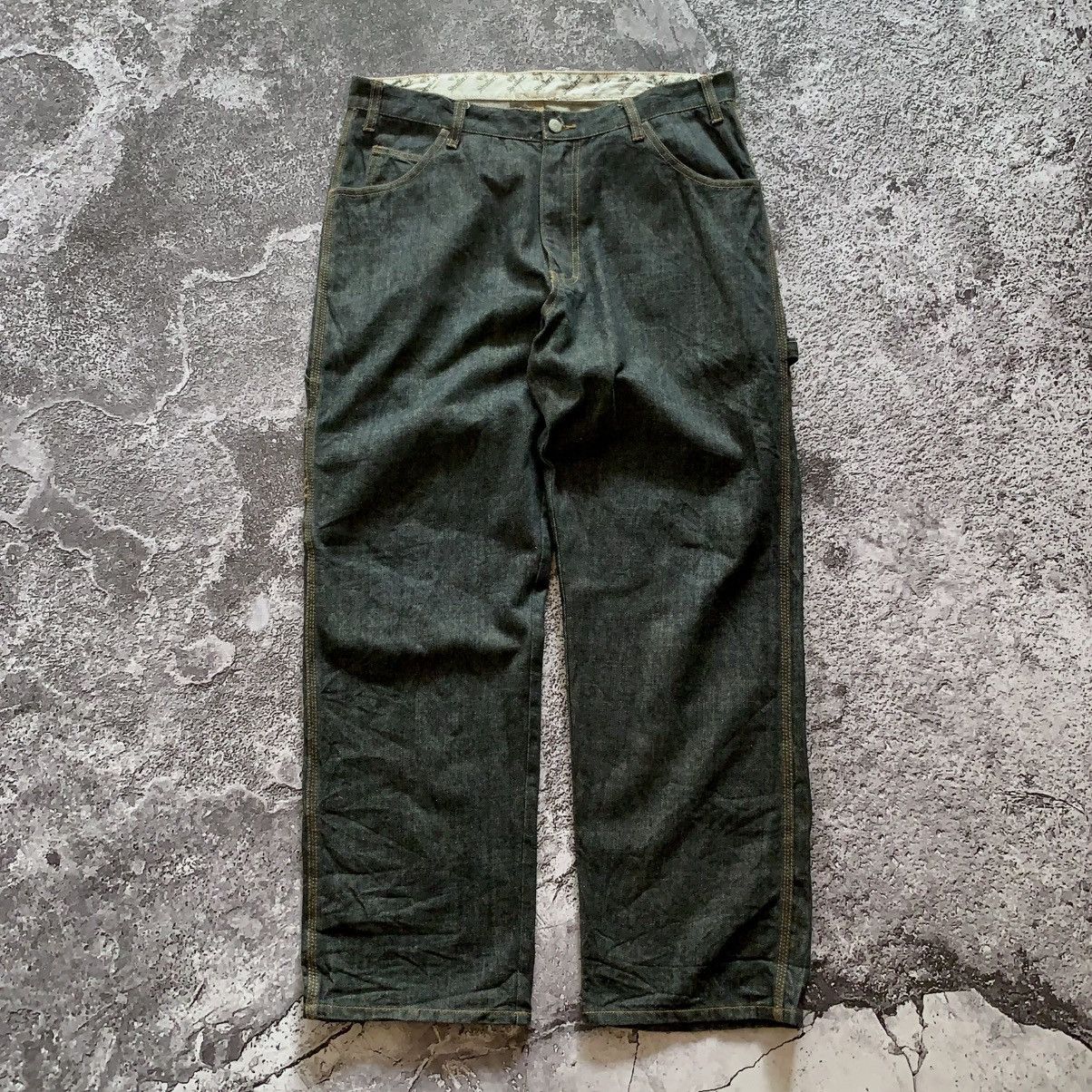 Japanese Brand Strollerz Los Angeles Carpenter Denim Pants Size US 34 / EU 50 - 3 Thumbnail
