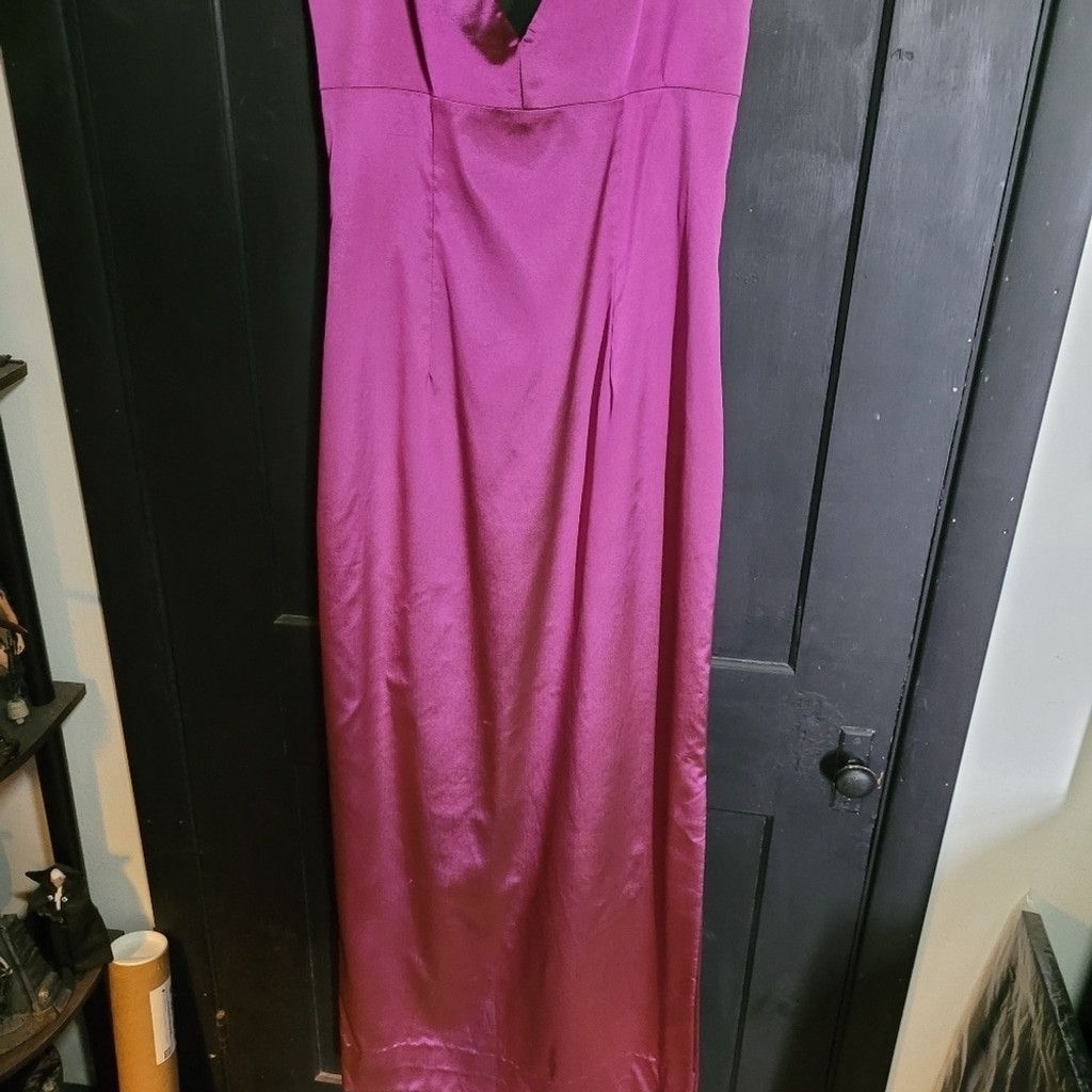 Nicole Miller Nicole Miller, Fuschia evening gown/prom dress,nwot,Size 10 Size L / US 10 / IT 46 - 2 Thumbnail