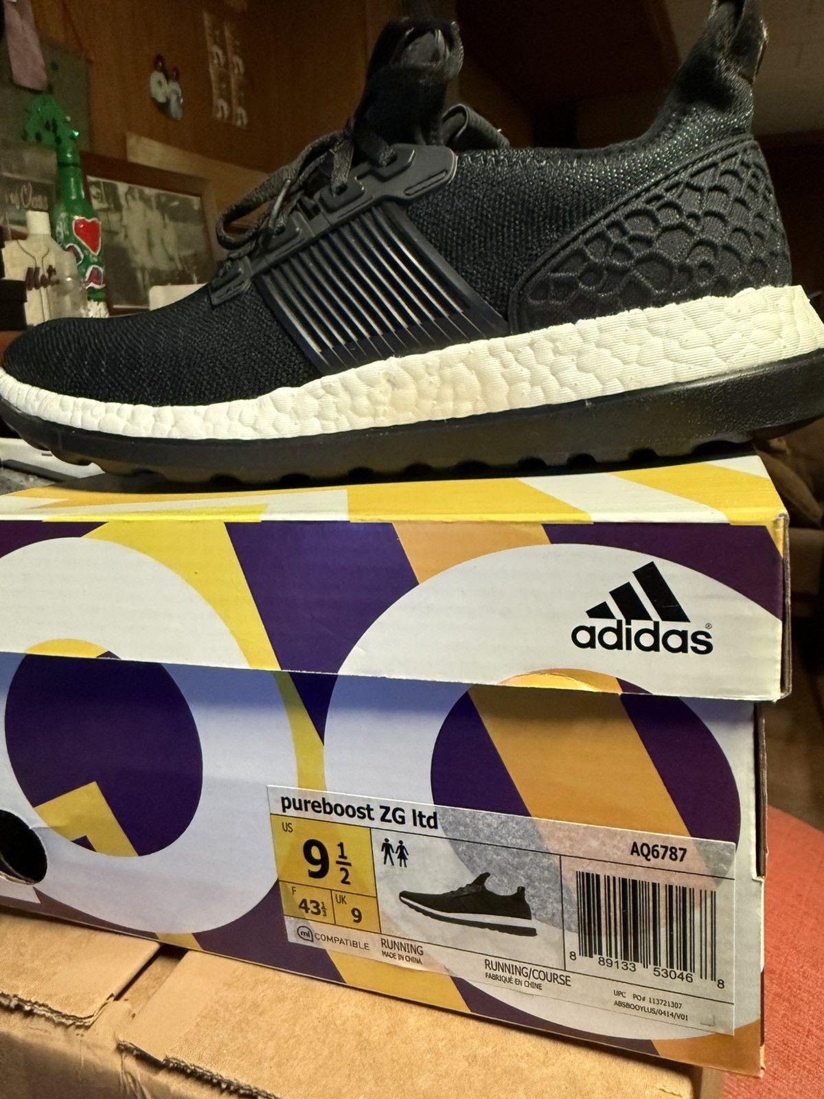 Adidas Adidas ZG Pureboost Size US 9.5 / EU 42-43 - 3 Thumbnail