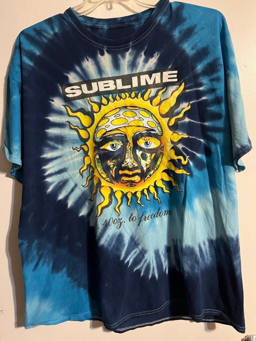 Sublime Women's Sublime Tie-Dye Short Sleeve Tee XL Blue Navy Size XL / US 12-14 / IT 48-50 - 1 Thumbnail