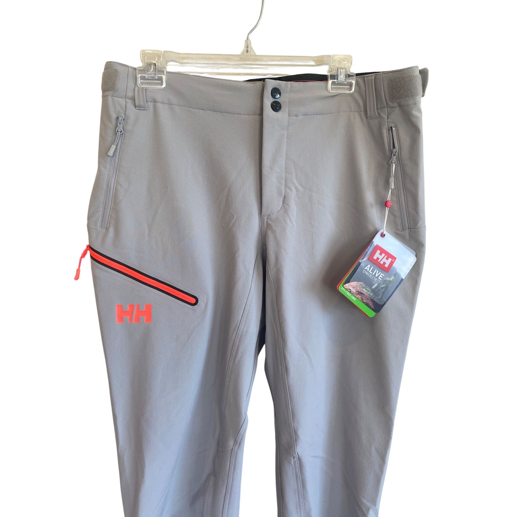 NWT Helly Hansen Women's L Odin Muninn Shell Pants Gray