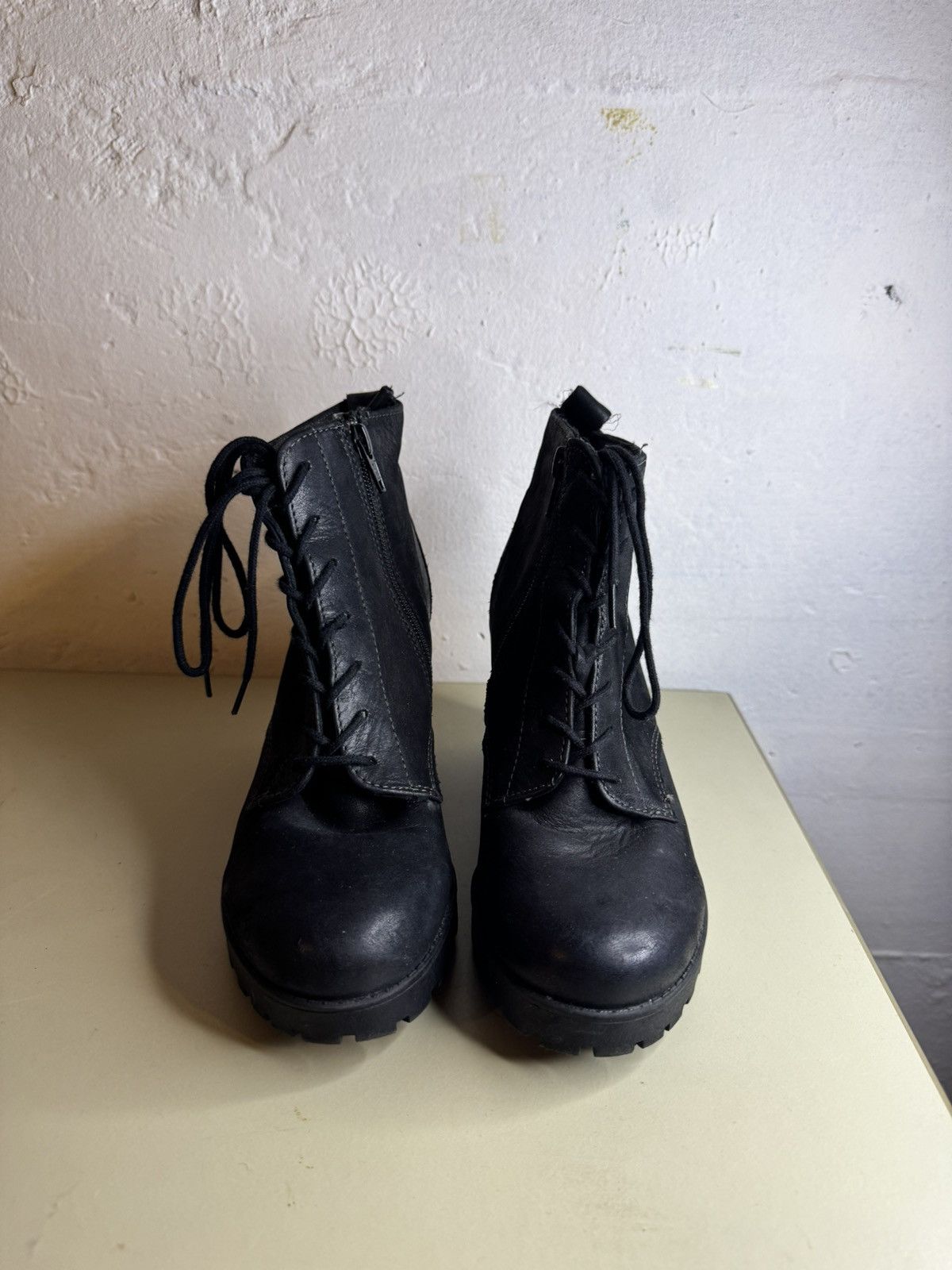 Other Black Lady Boots with Heel Size US 5 / IT 35 - 1 Thumbnail