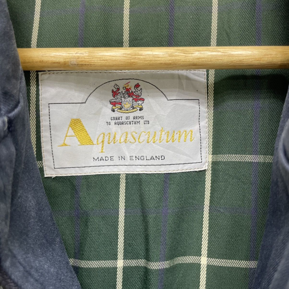 Aquascutum × Vintage 💥Vintage Aquascutum Made In England Faded Jacket Size US L / EU 52-54 / 3 - 10 Thumbnail