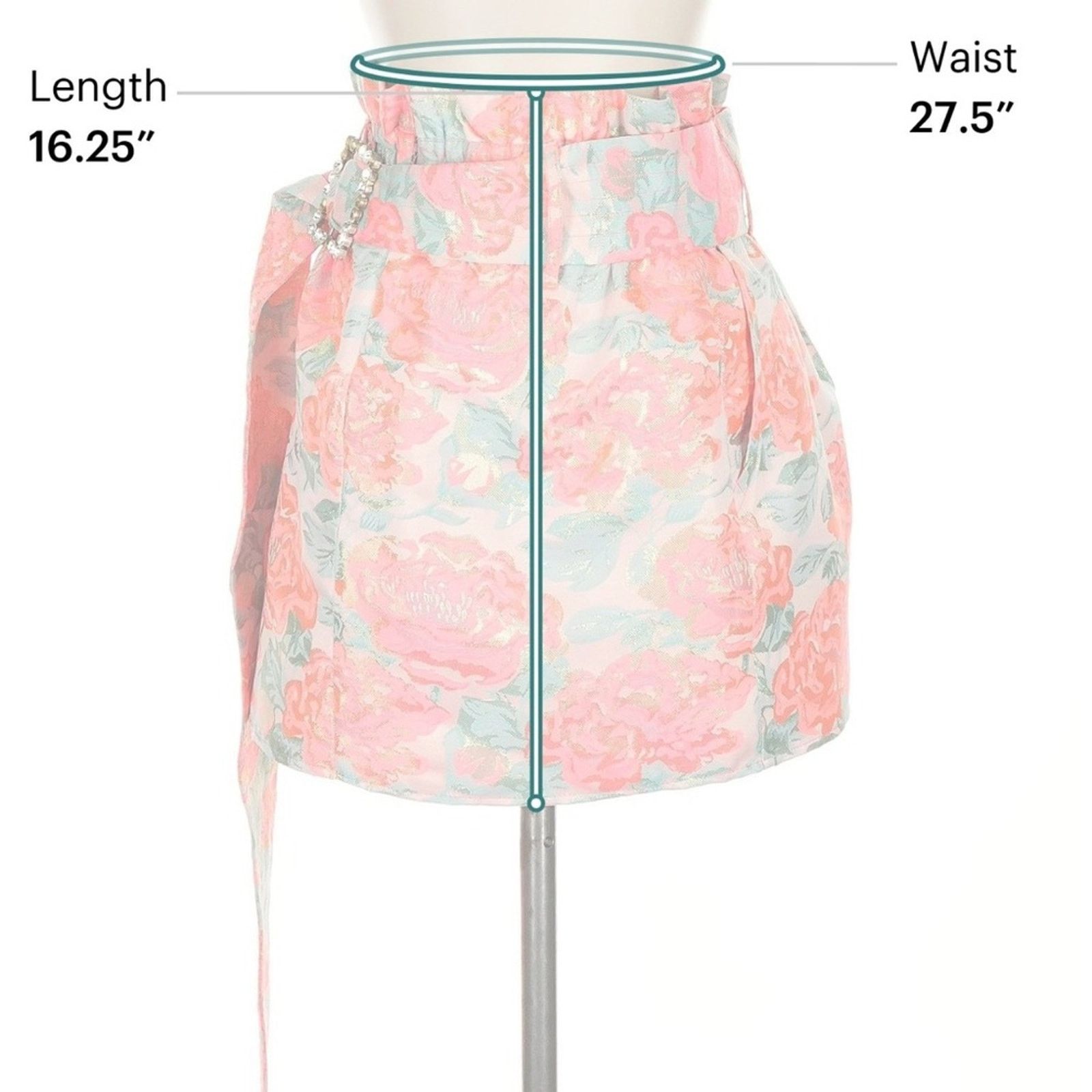 For Love & Lemons For Love & Lemons Jackpot Mini Skirt Size 26" / US 2 / IT 38 - 6 Thumbnail