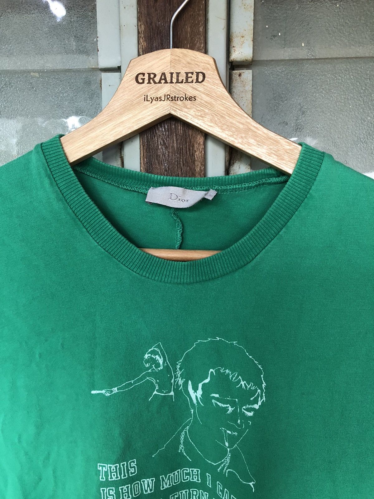 Dior Dior Graphic Photo Shirt Tee Green Size XS / US 0-2 / IT 36-38 - 5 Thumbnail